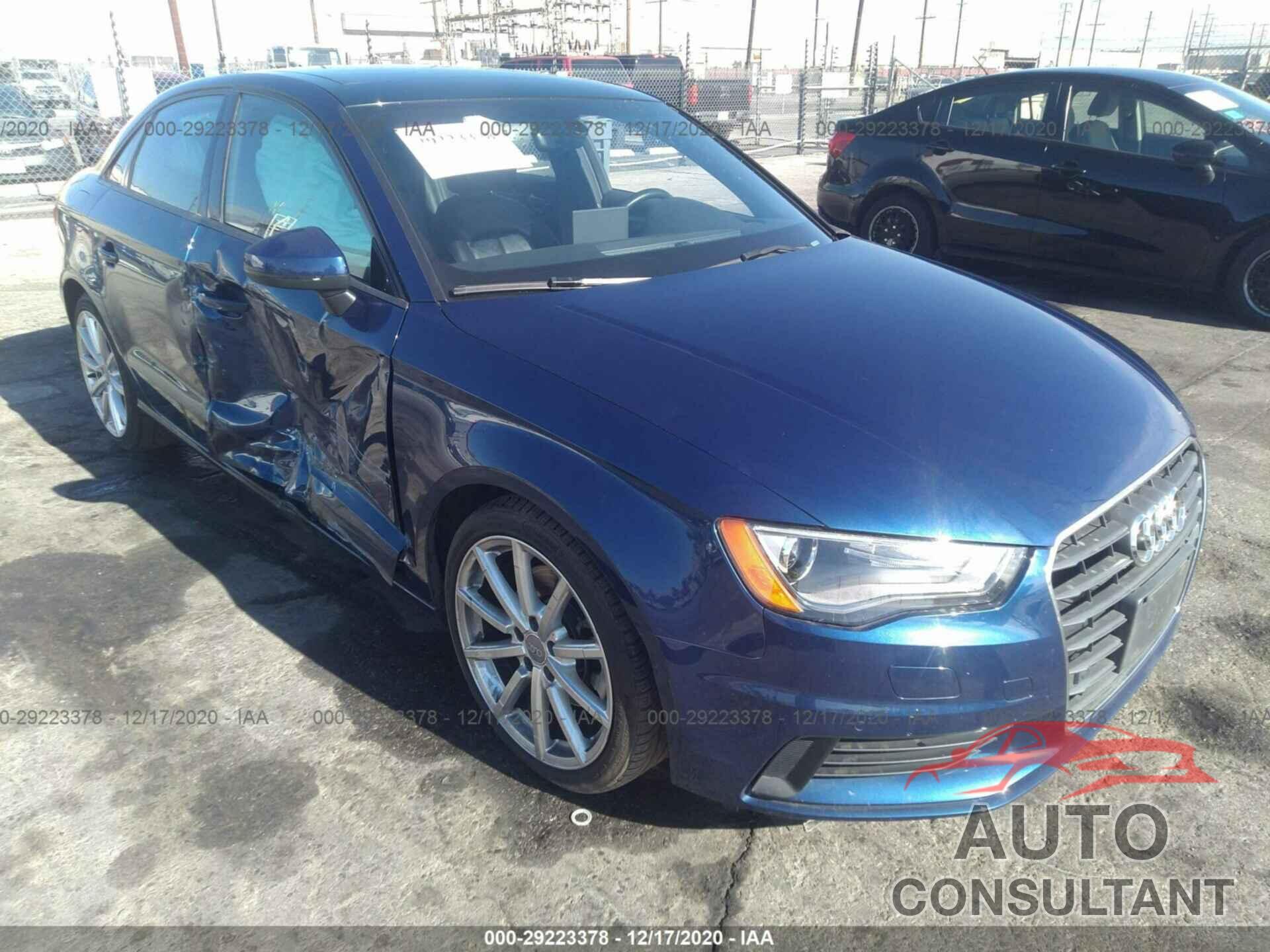 AUDI A3 2016 - WAUA7GFF6G1074836