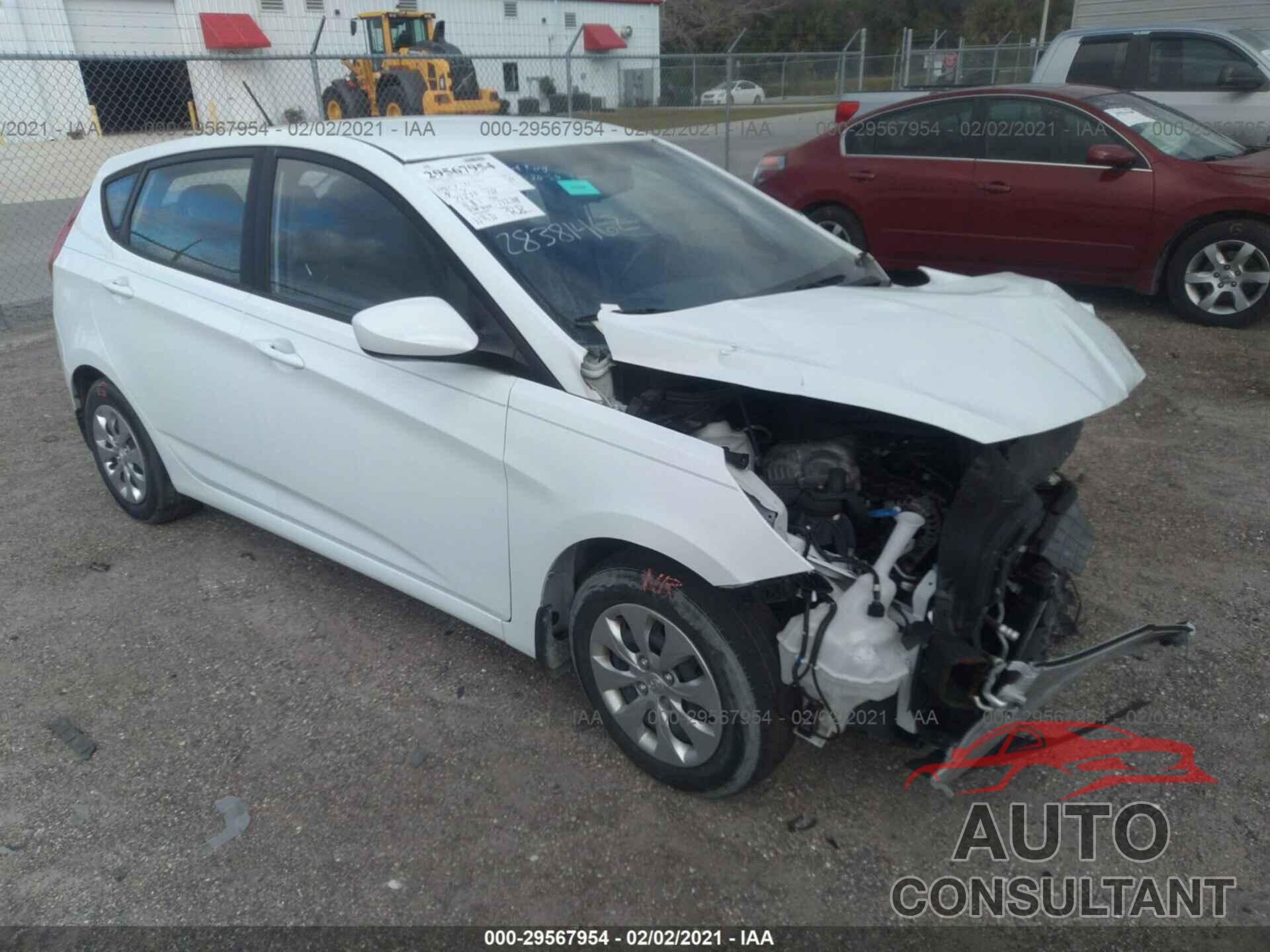 HYUNDAI ACCENT 2016 - KMHCT5AE0GU253961