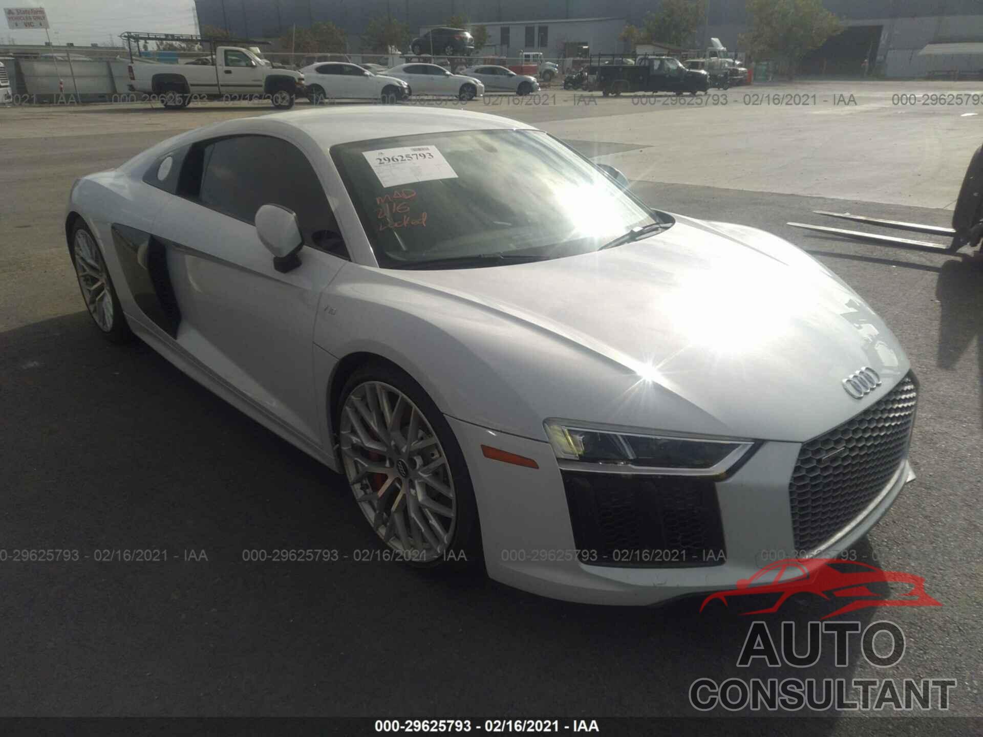AUDI R8 2017 - WUAEAAFX1H7901638