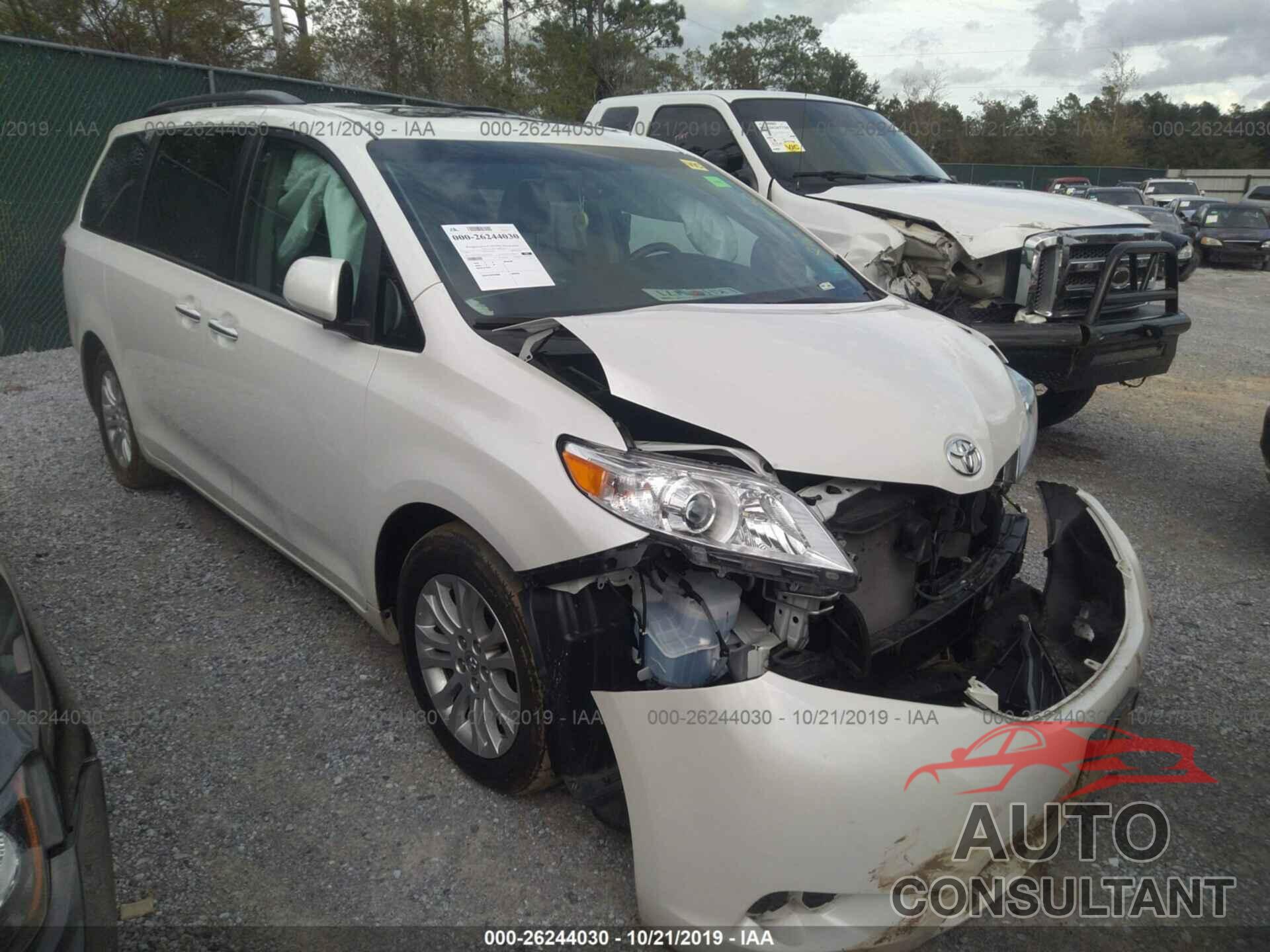 TOYOTA SIENNA 2017 - 5TDYZ3DC2HS847853