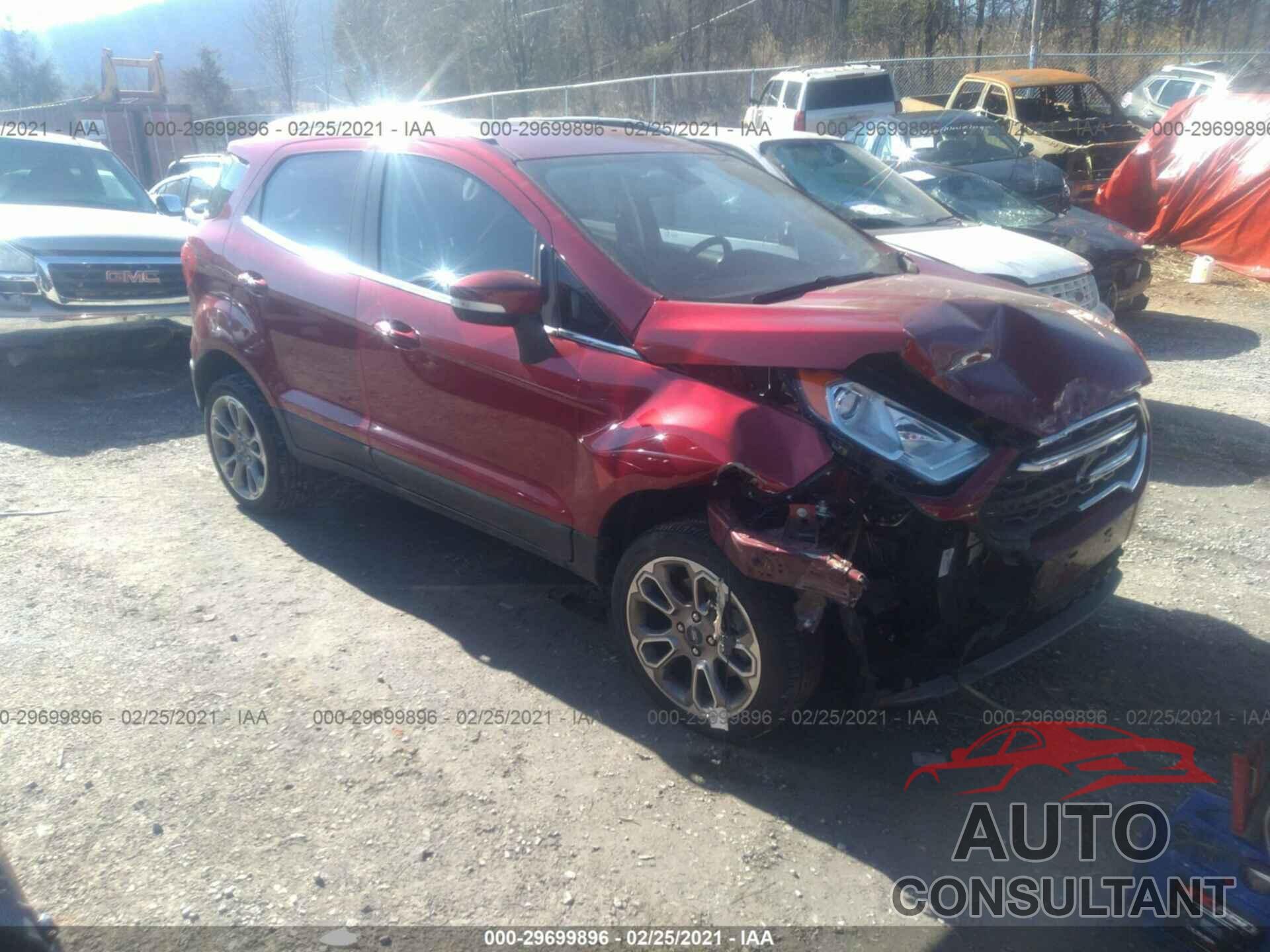 FORD ECOSPORT 2018 - MAJ6P1WL4JC183650