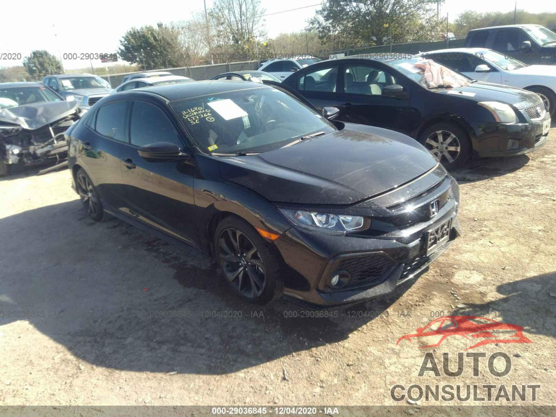 HONDA CIVIC HATCHBACK 2018 - SHHFK7H42JU222366