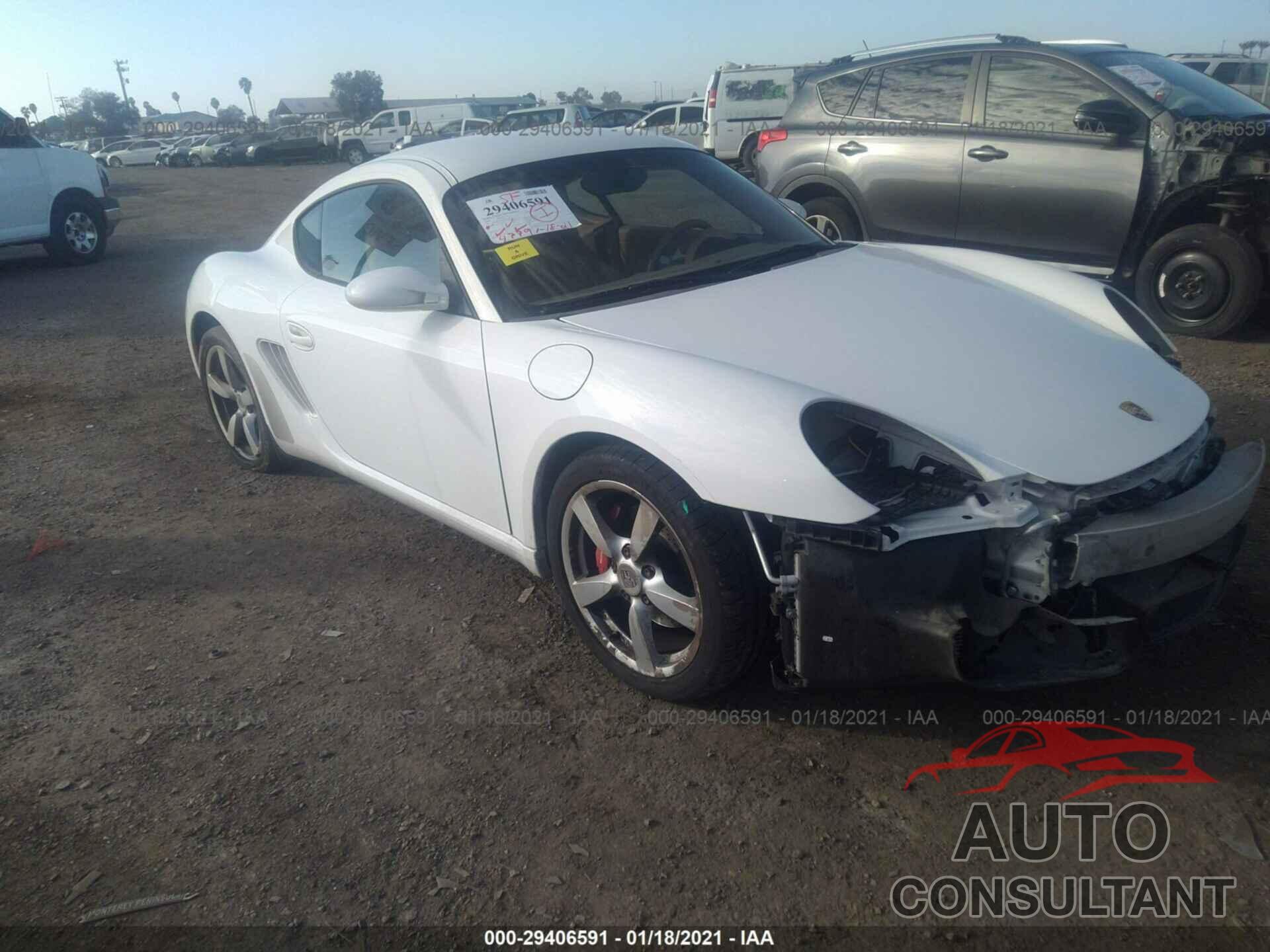 PORSCHE CAYMAN 2008 - WP0AB29848U782326