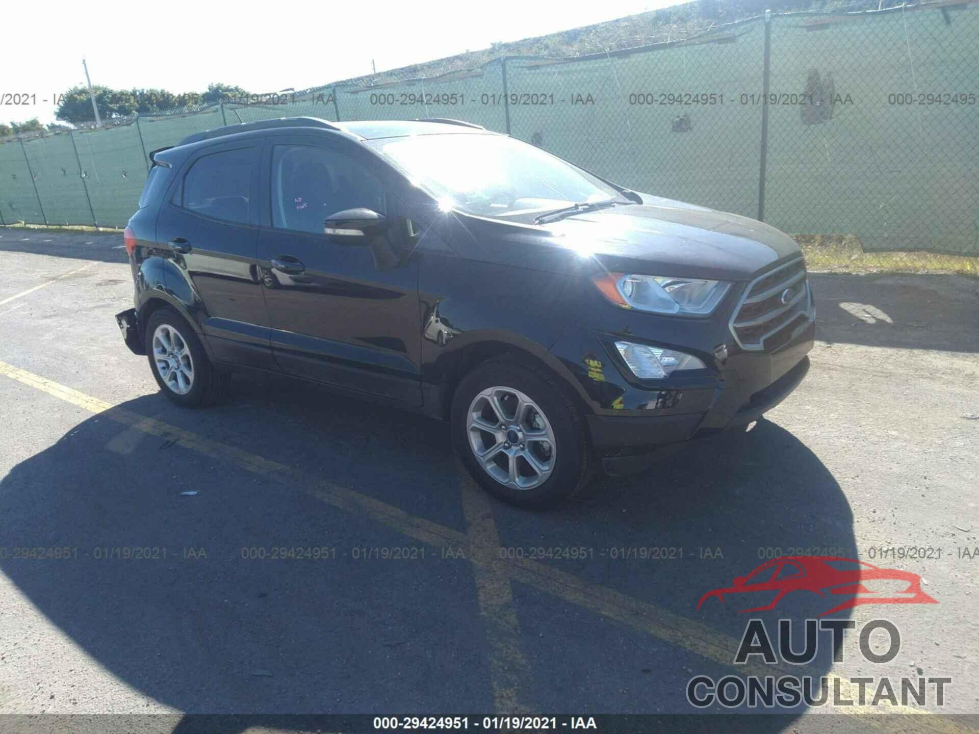 FORD ECOSPORT 2019 - MAJ3S2GE1KC289398