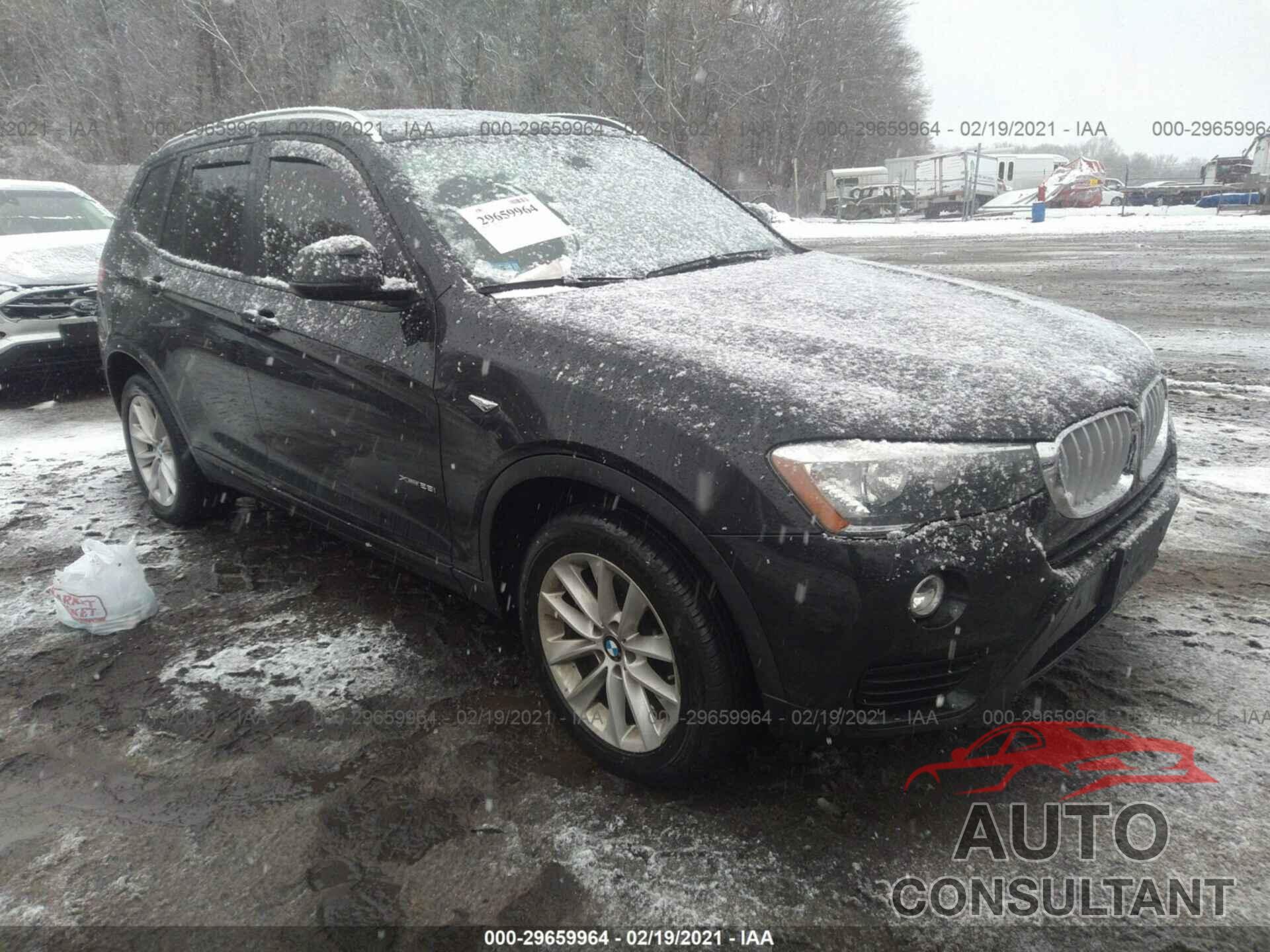BMW X3 2016 - 5UXWX9C50G0D90787