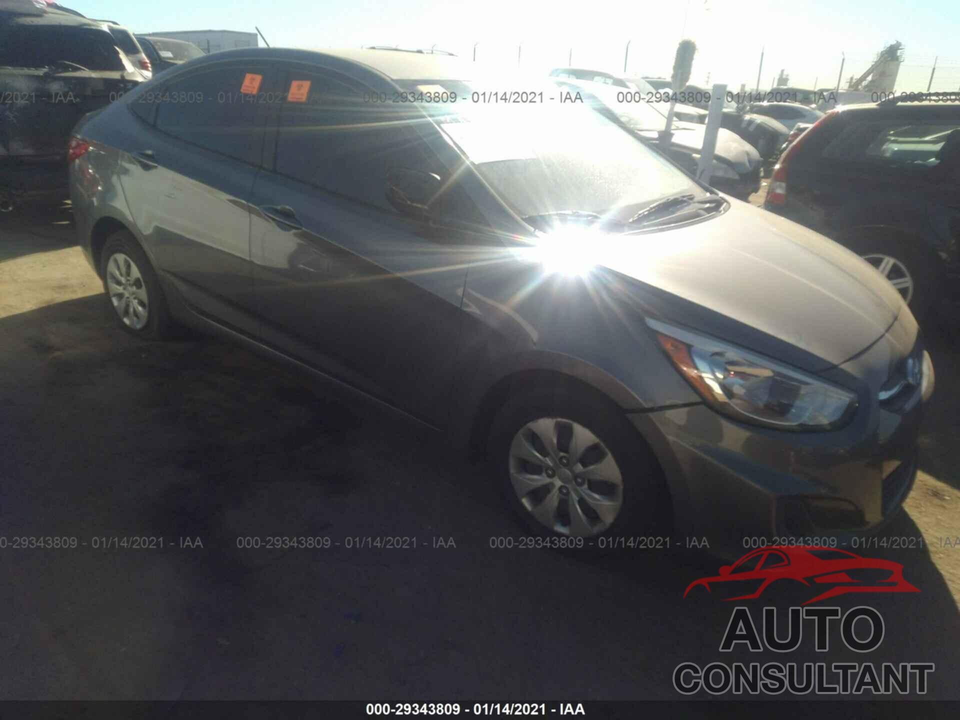 HYUNDAI ACCENT 2017 - KMHCT4AE2HU309152