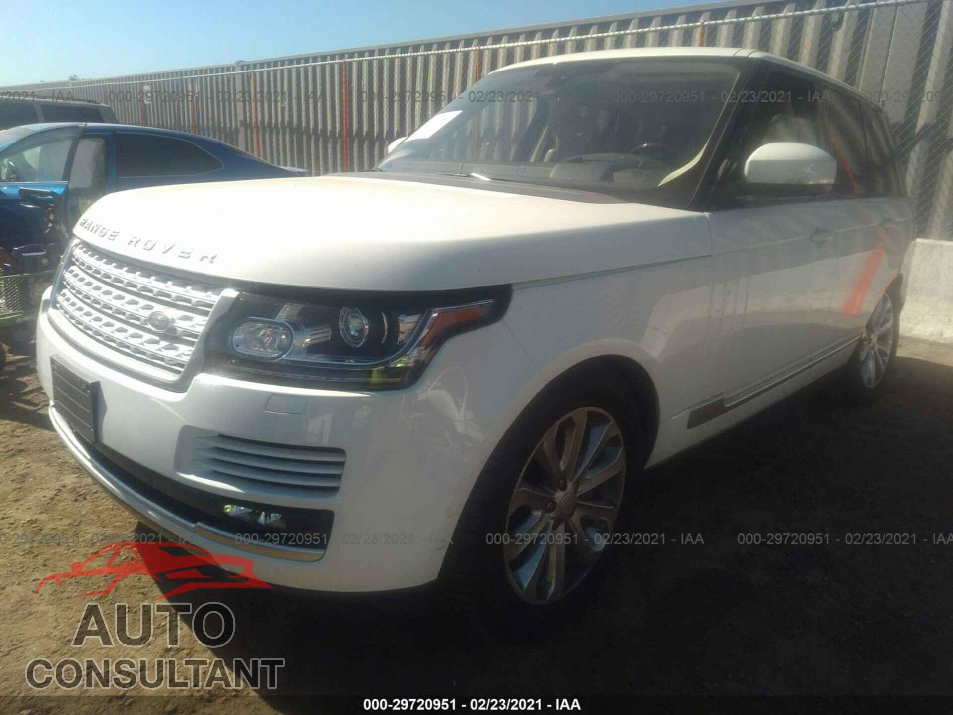 LAND ROVER RANGE ROVER 2016 - SALGS2PF4GA303455