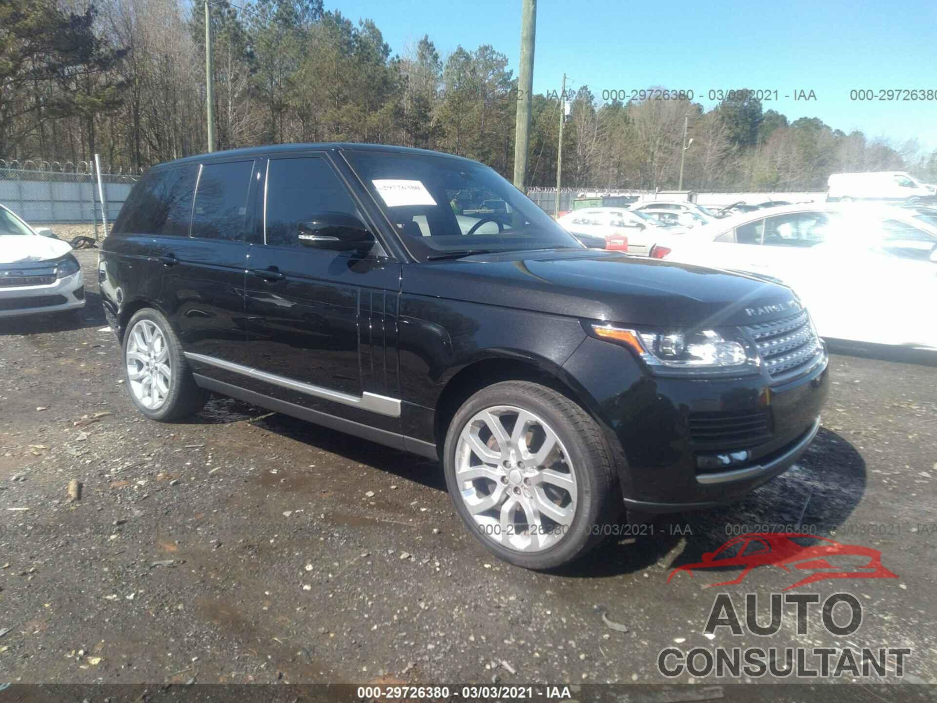 LAND ROVER RANGE ROVER 2016 - SALGS2PF7GA285971