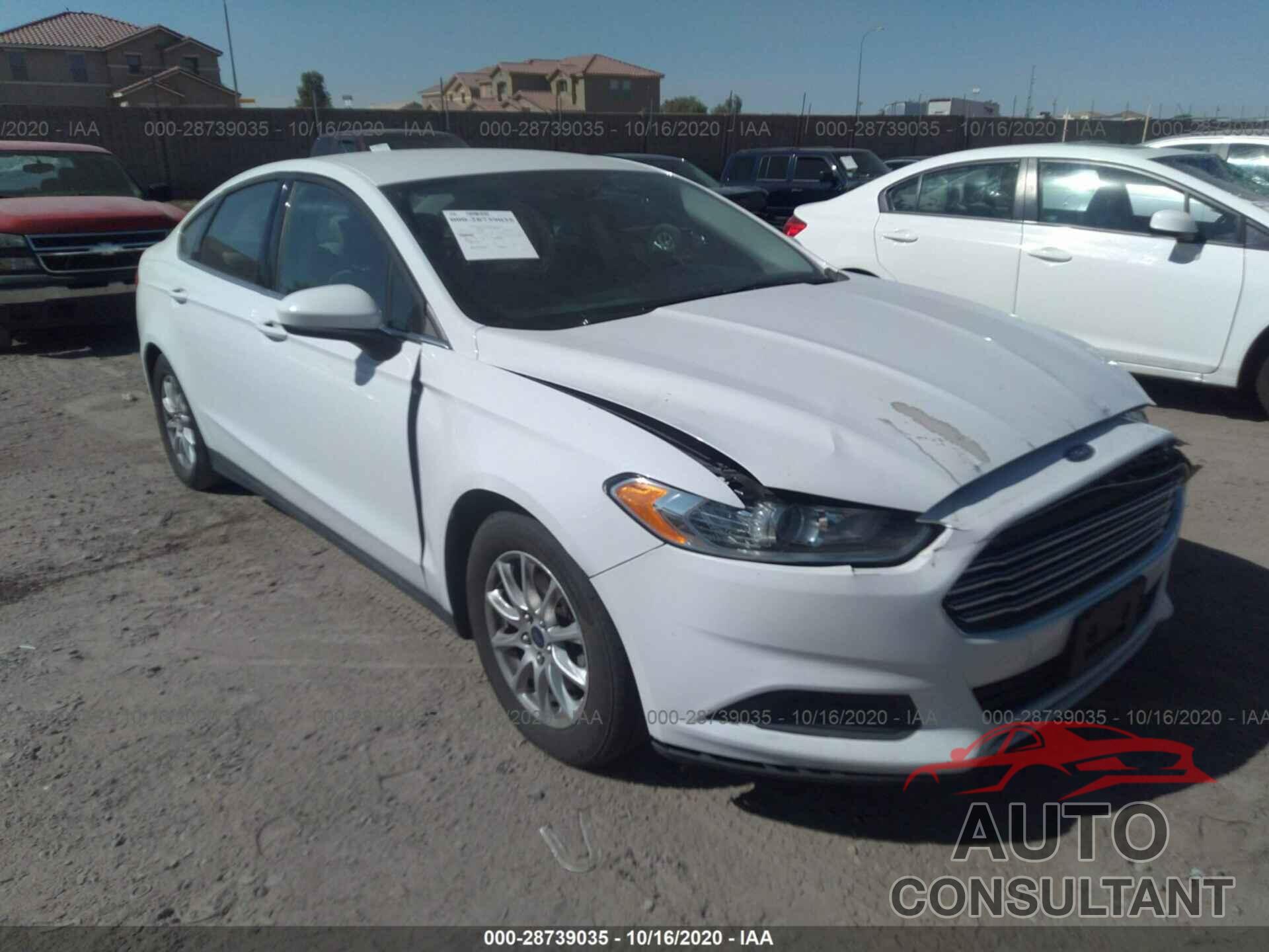 FORD FUSION 2016 - 3FA6P0G72GR227439