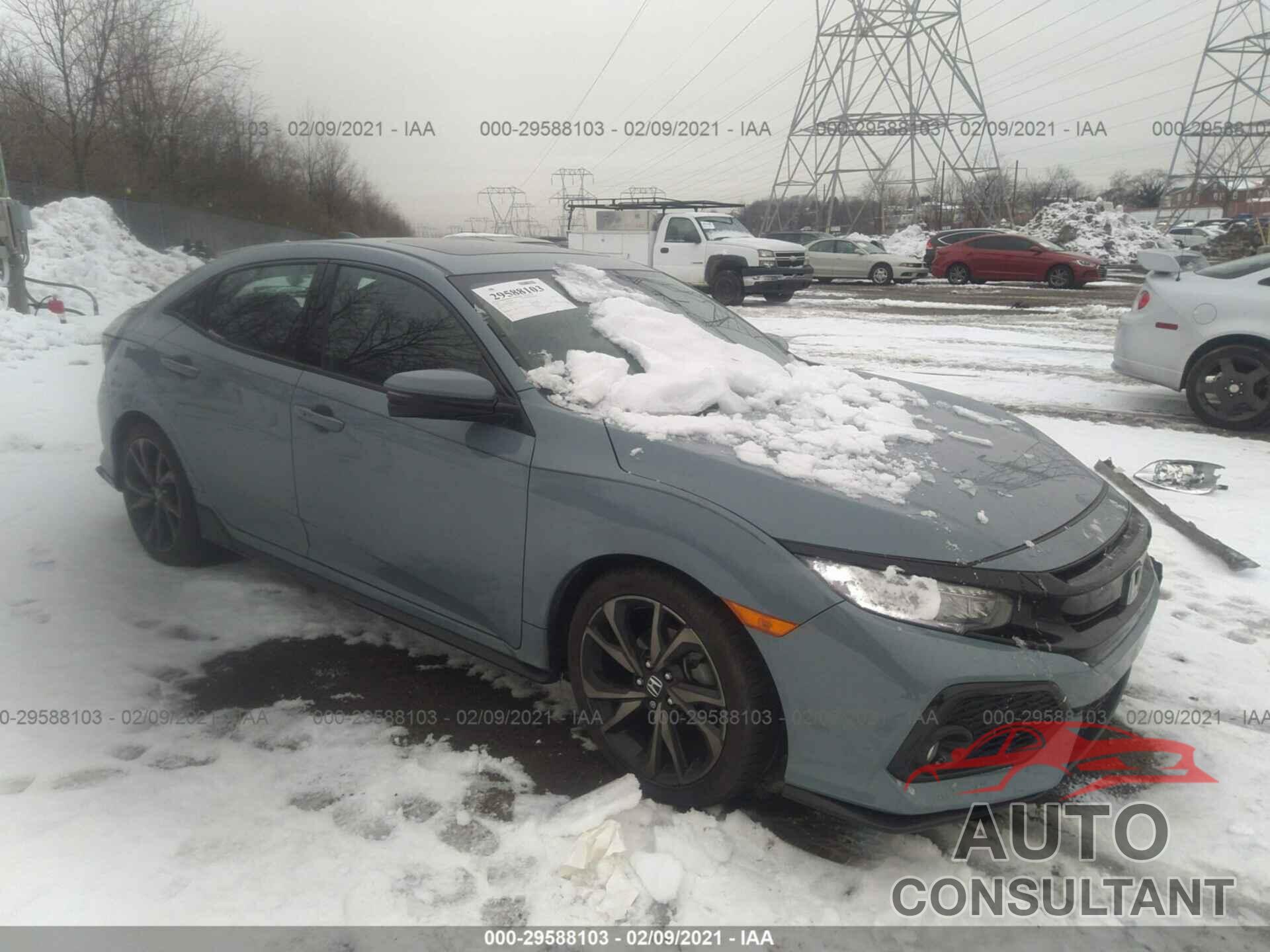 HONDA CIVIC HATCHBACK 2017 - SHHFK7H99HU425065