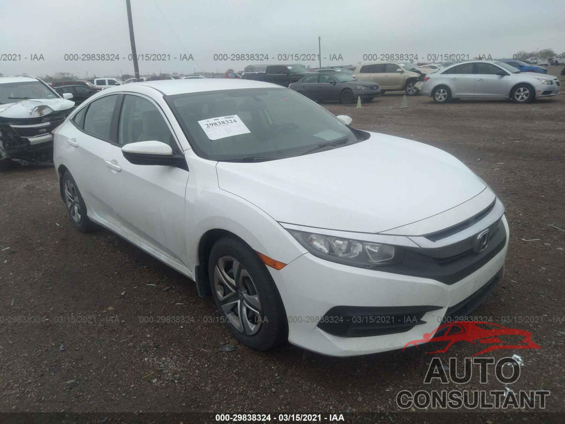 HONDA CIVIC SEDAN 2017 - 19XFC2F56HE063011