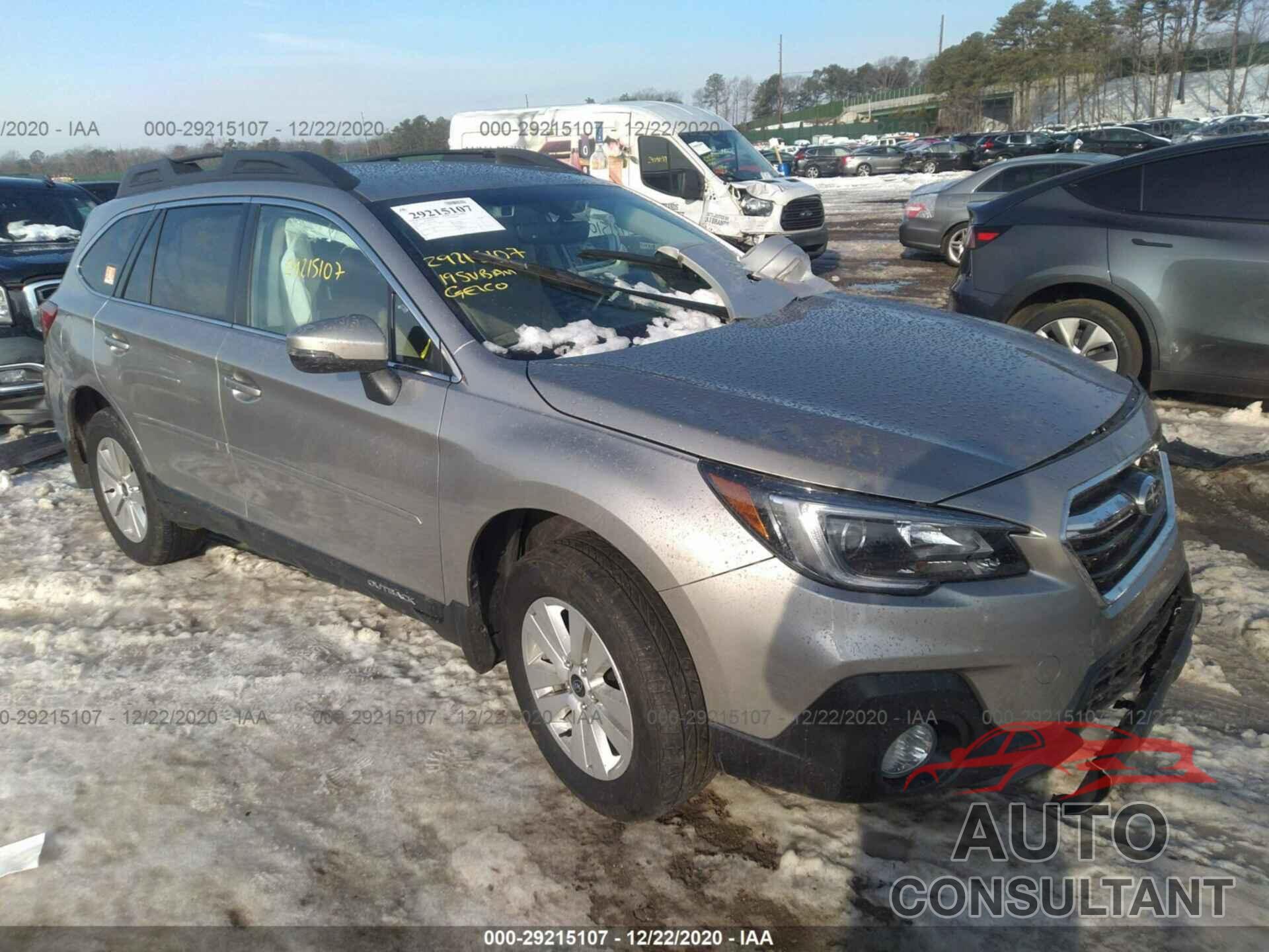 SUBARU OUTBACK 2019 - 4S4BSAFC7K3382776