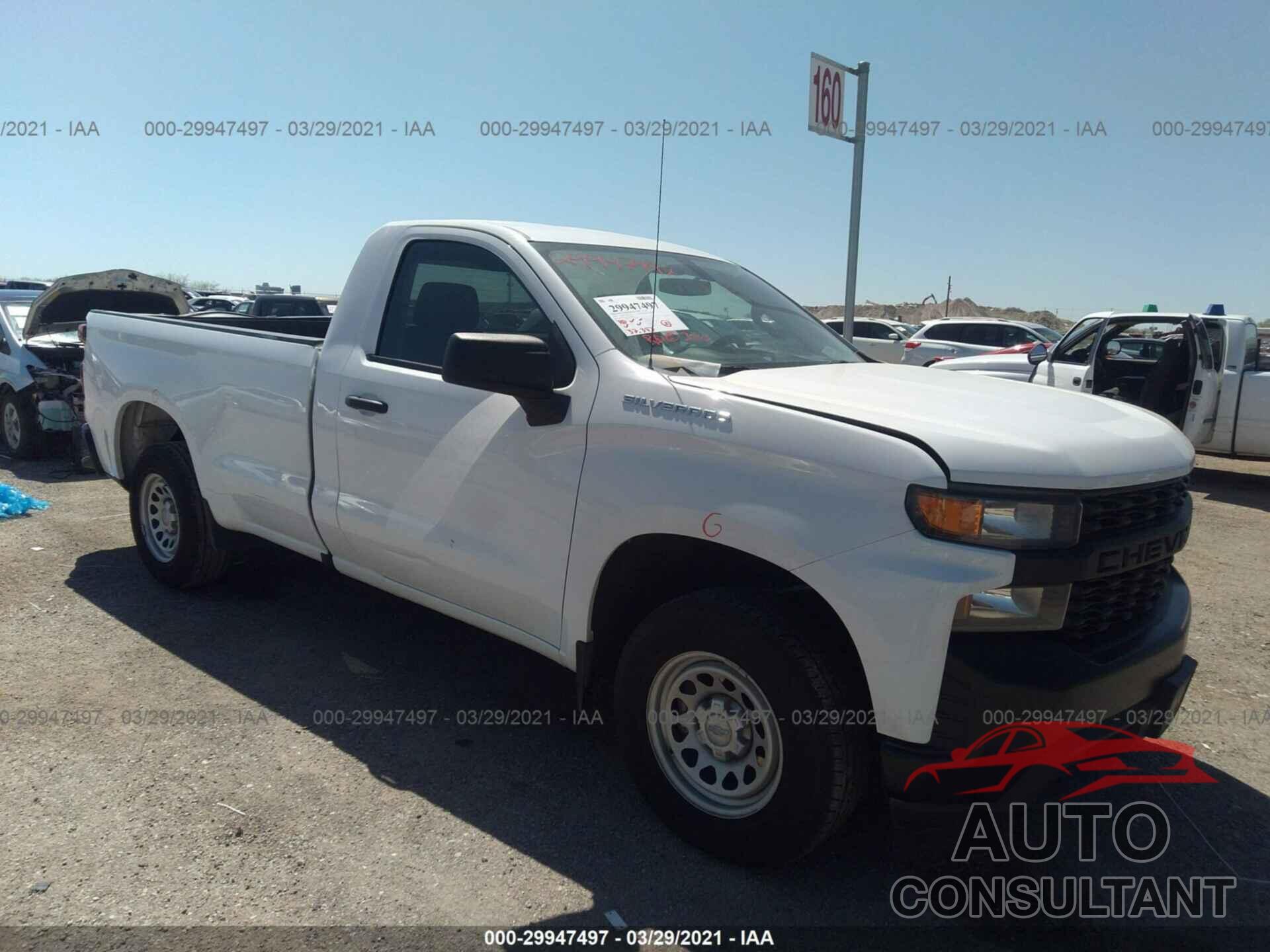 CHEVROLET SILVERADO 1500 2019 - 3GCNWAEH5KG190496