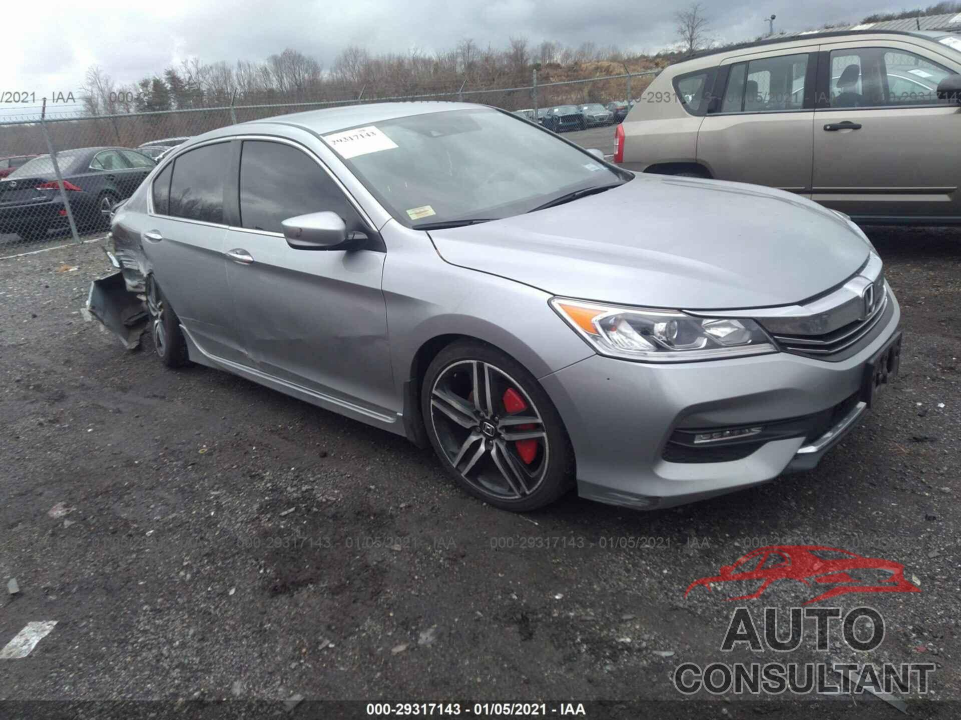 HONDA ACCORD SEDAN 2016 - 1HGCR2F6XGA158989