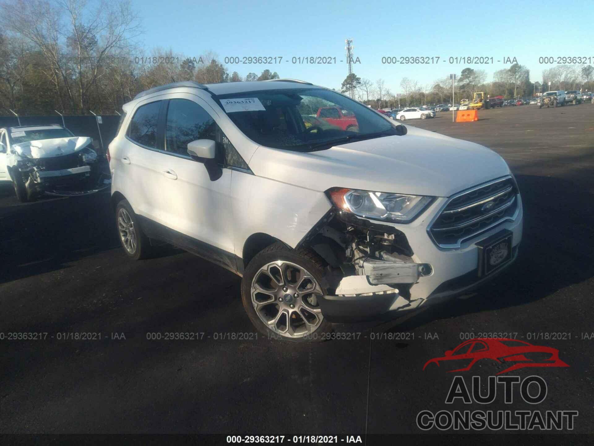 FORD ECOSPORT 2018 - MAJ3P1VE3JC212142