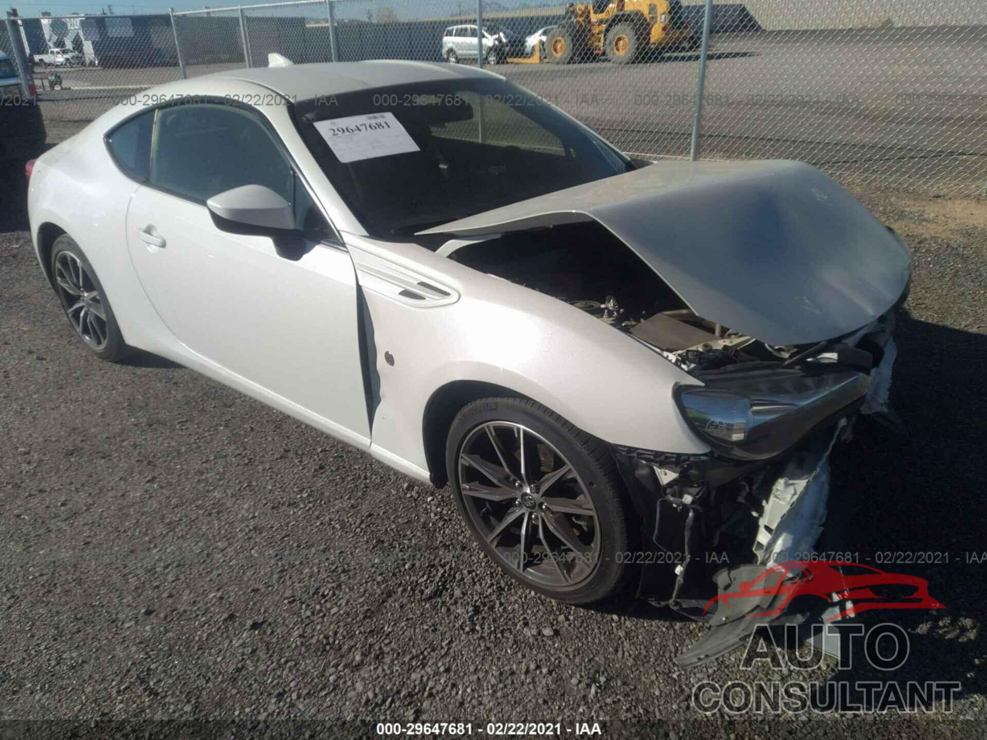 TOYOTA 86 2018 - JF1ZNAA13J8701162
