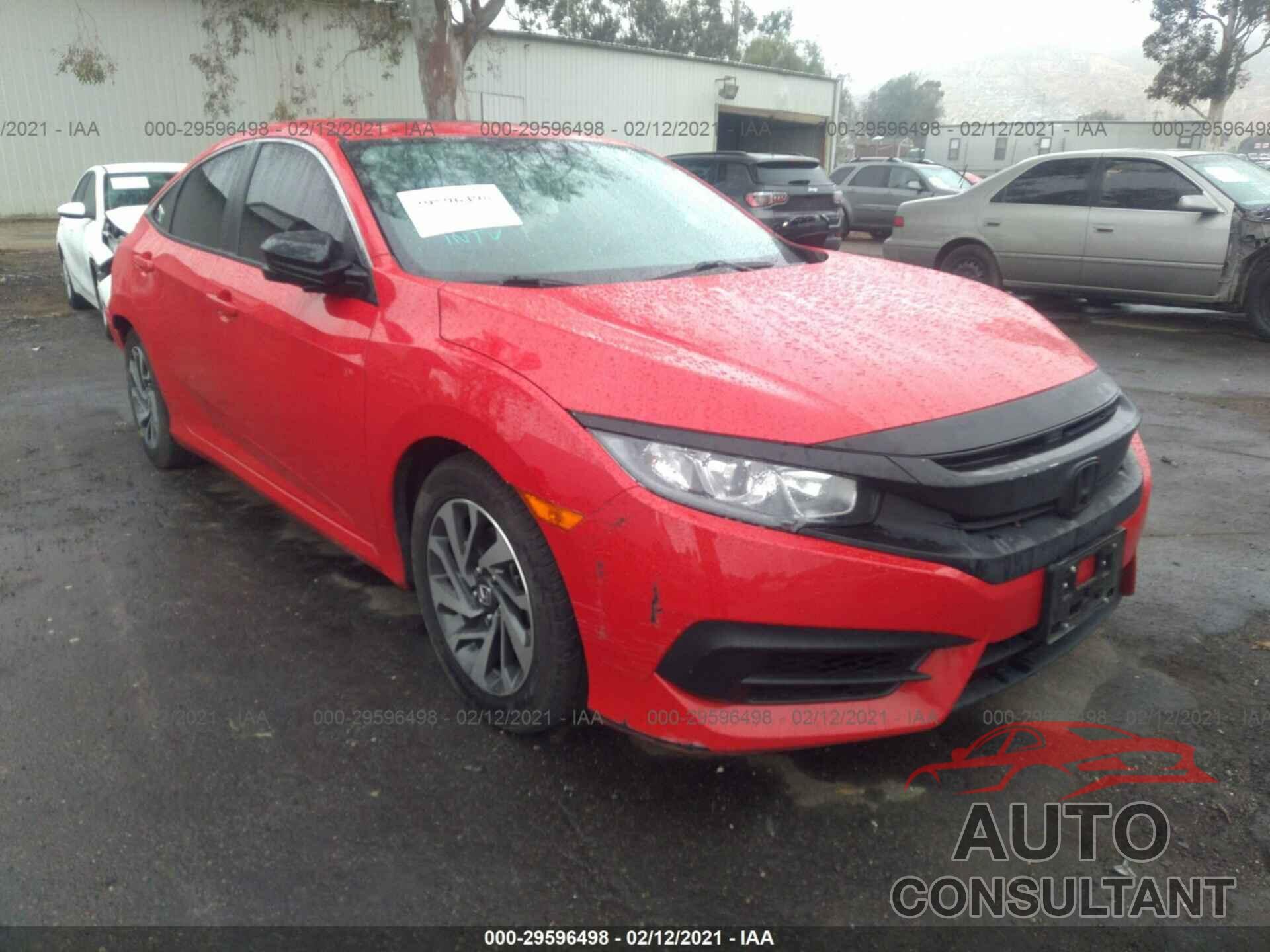 HONDA CIVIC SEDAN 2018 - 2HGFC2F70JH507402