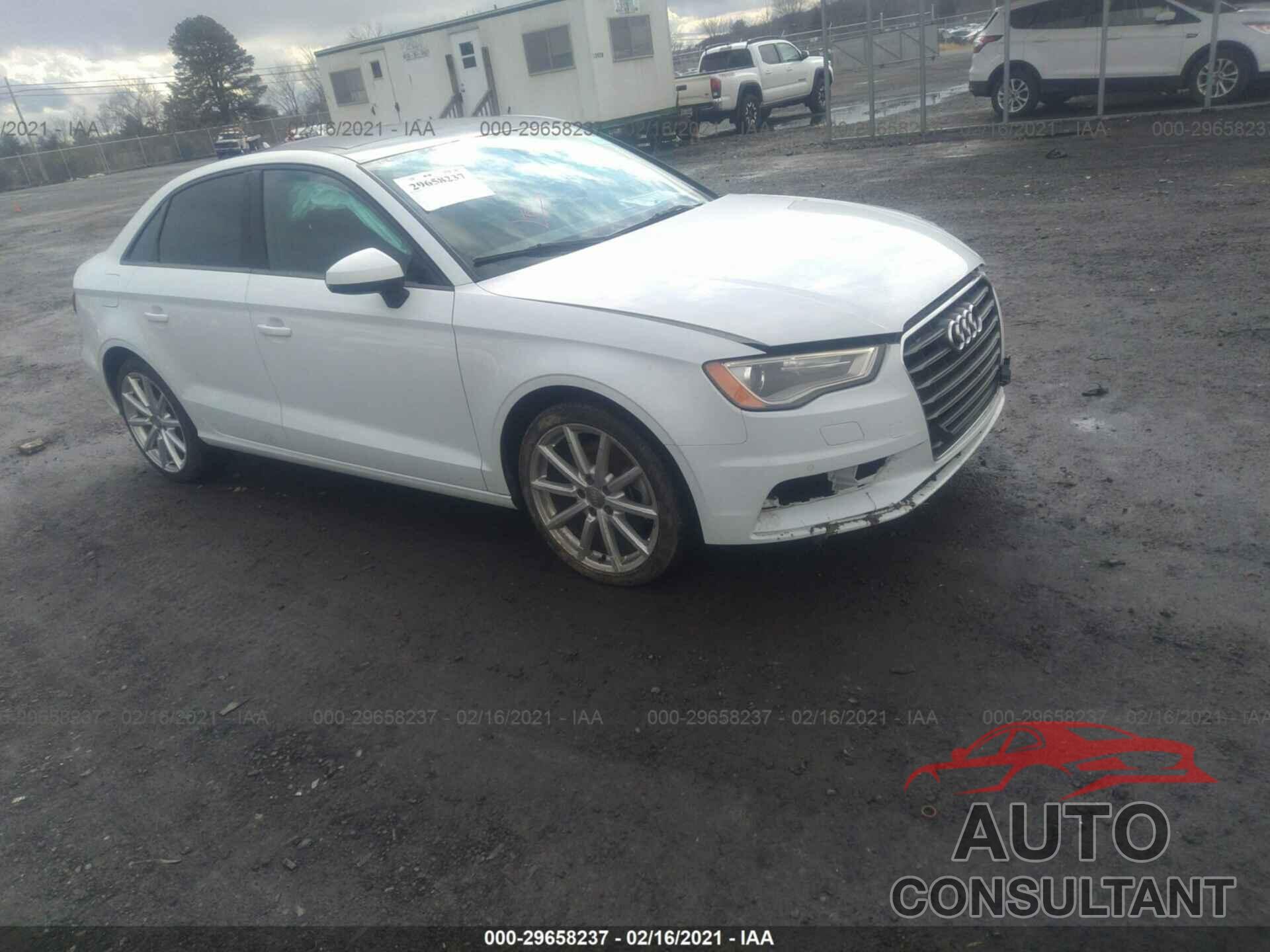 AUDI A3 2016 - WAUA7GFF5G1063732