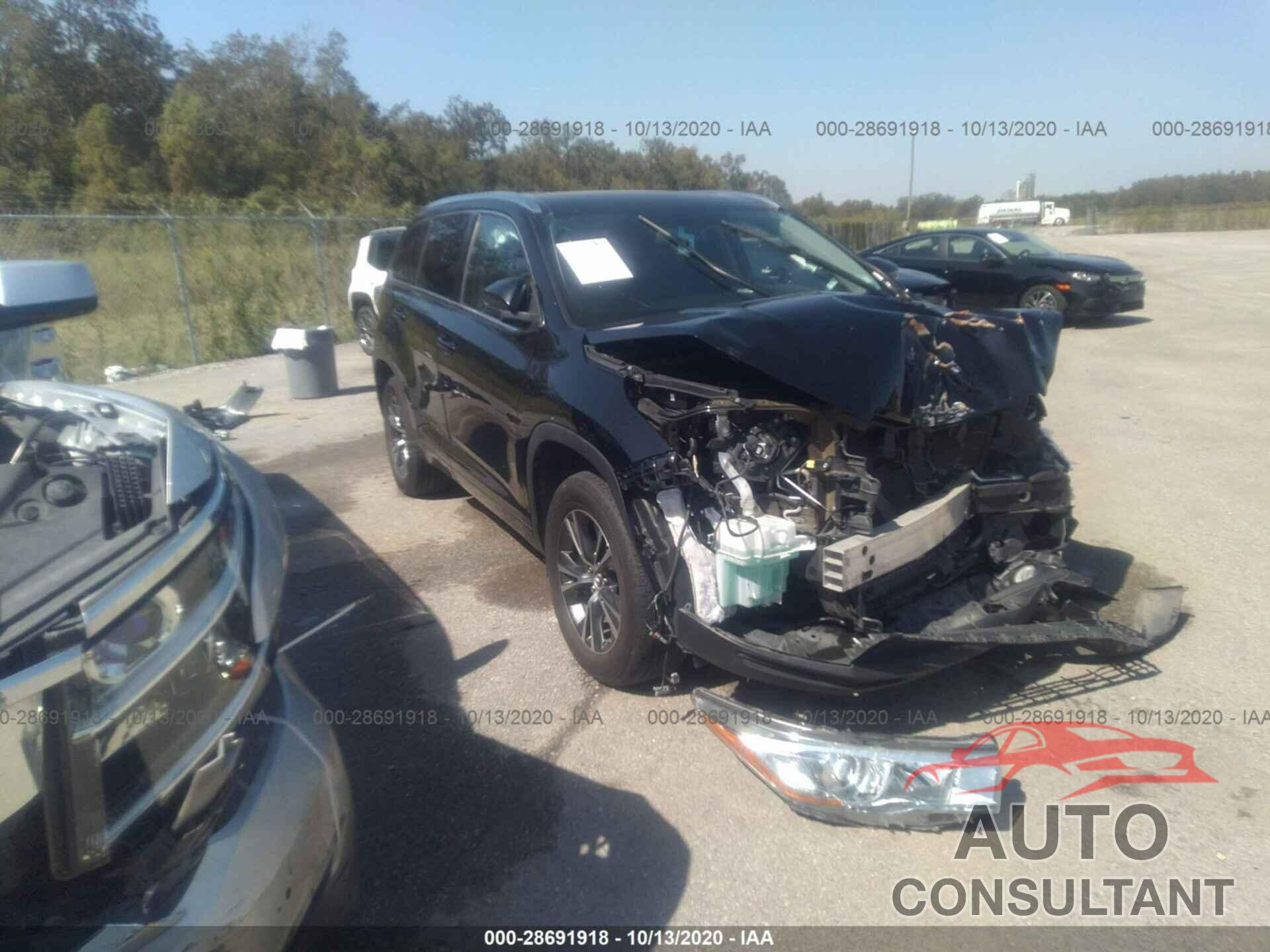 TOYOTA HIGHLANDER 2016 - 5TDKKRFH0GS133563