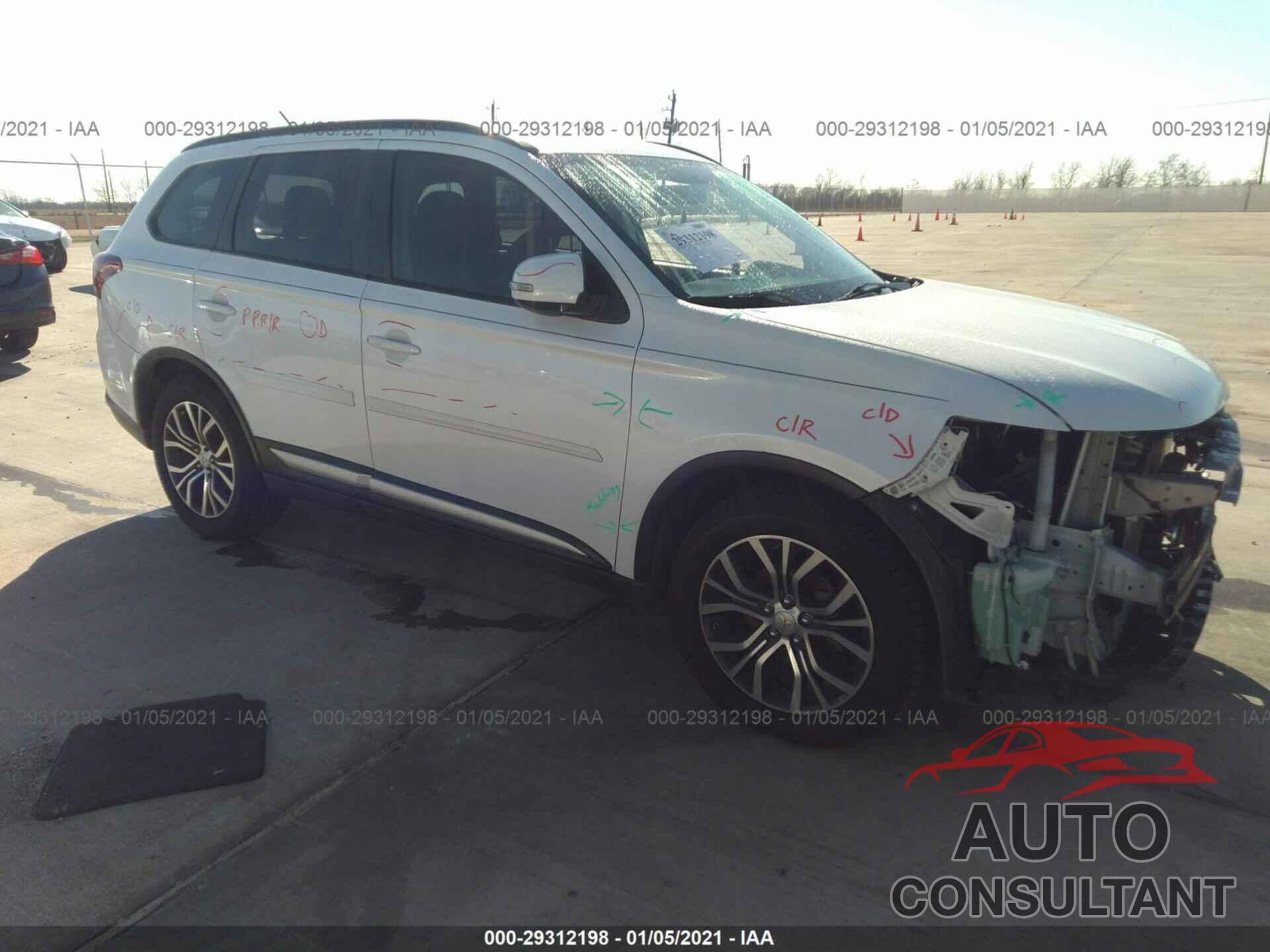 MITSUBISHI OUTLANDER 2016 - JA4AD3A37GZ019471
