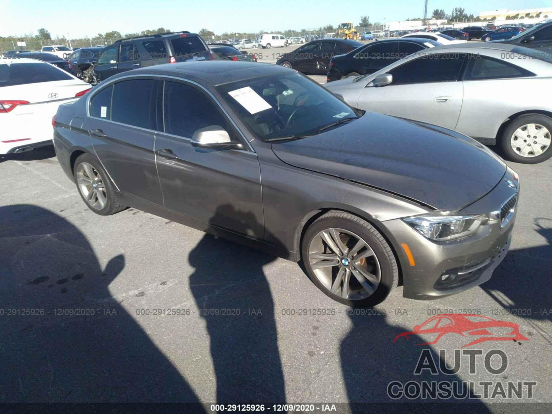 BMW 3 SERIES 2017 - WBA8B9C38HK885536