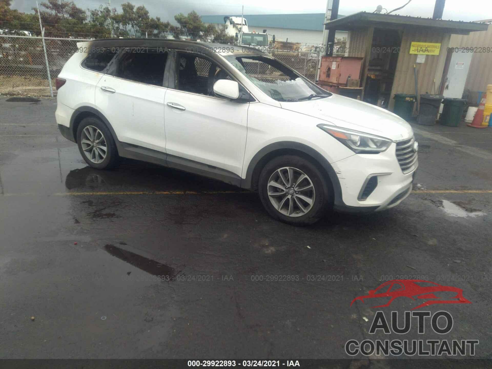 HYUNDAI SANTA FE 2017 - KM8SM4HF5HU166057