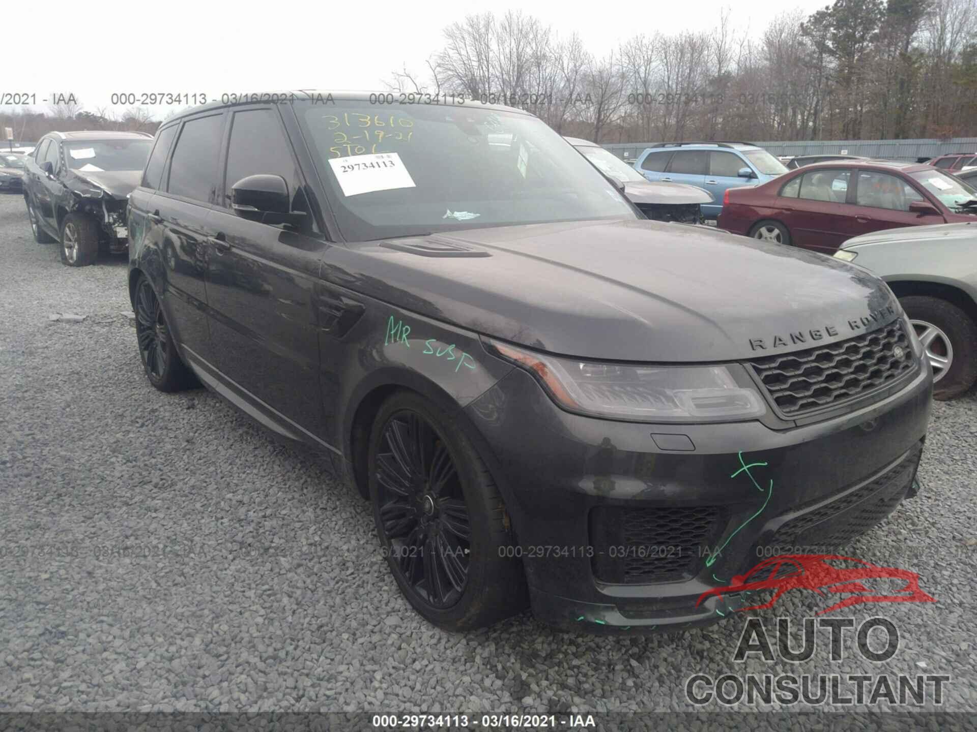 LAND ROVER RANGE ROVER SPORT 2019 - SALWR2RE2KA868422