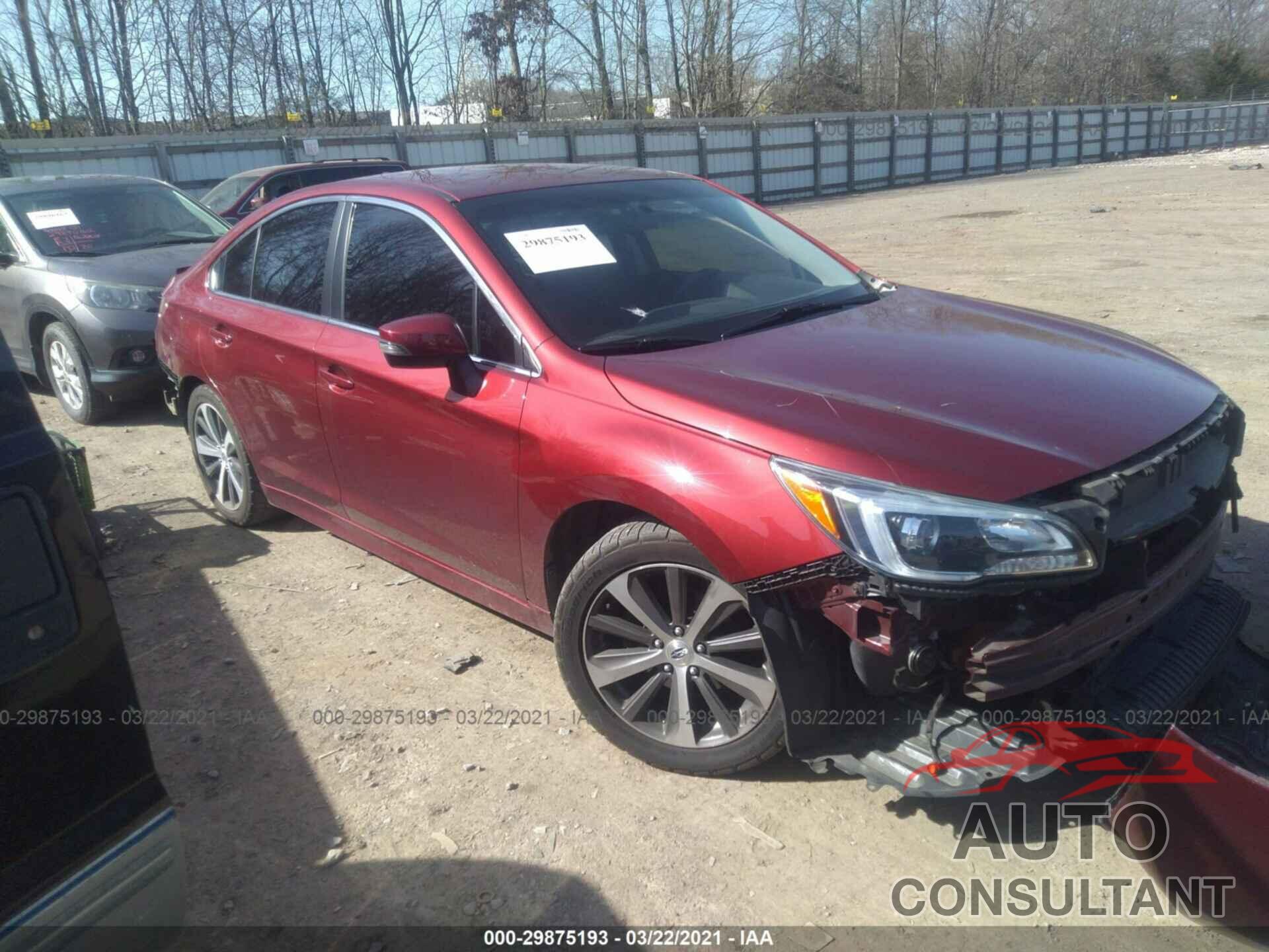 SUBARU LEGACY 2016 - 4S3BNBJ6XG3043424