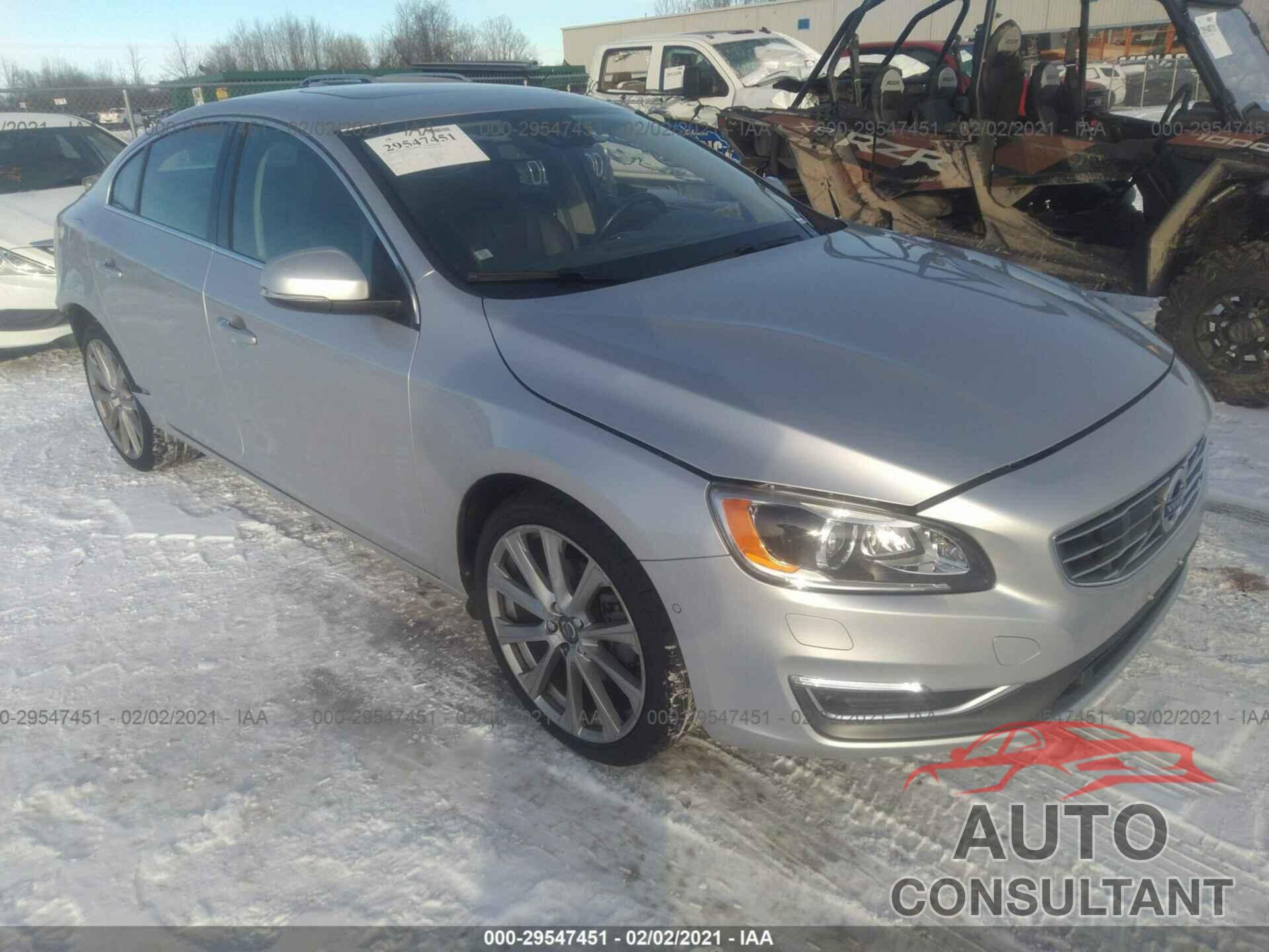 VOLVO S60 INSCRIPTION 2016 - LYV402FM8GB088610