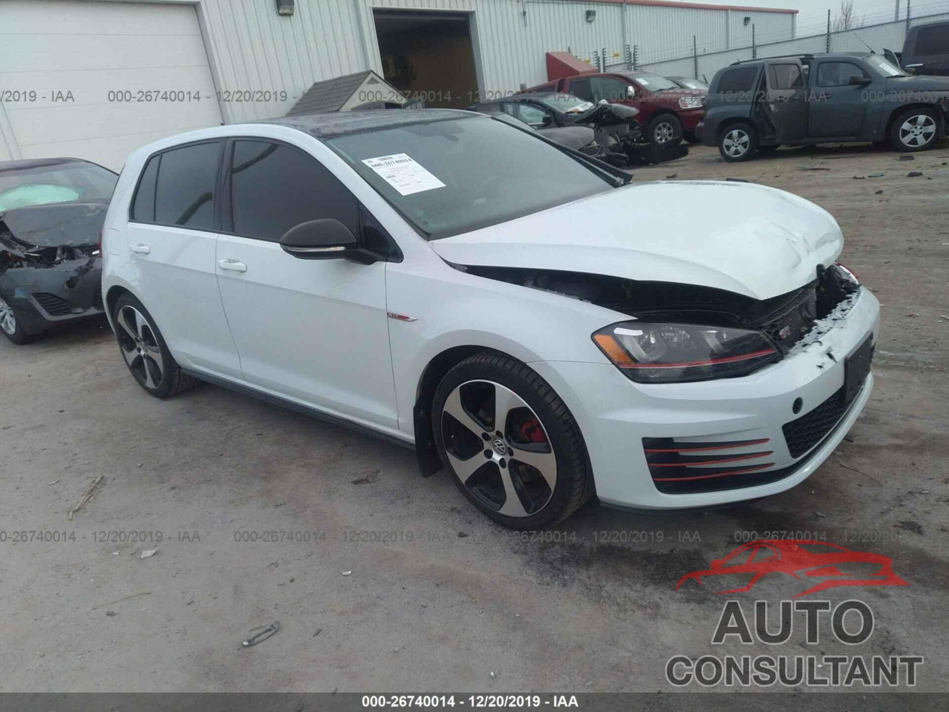 VOLKSWAGEN GTI 2015 - 3VW4T7AU1FM022109