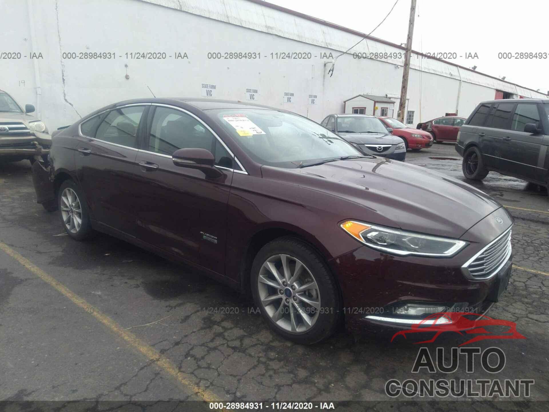 FORD FUSION ENERGI 2017 - 3FA6P0PU2HR184017