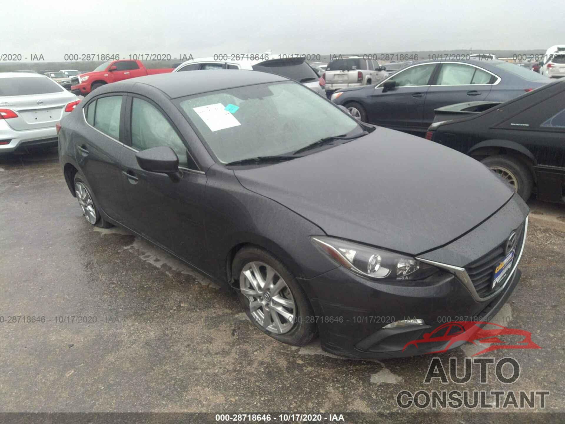 MAZDA MAZDA3 2016 - JM1BM1U71G1307966