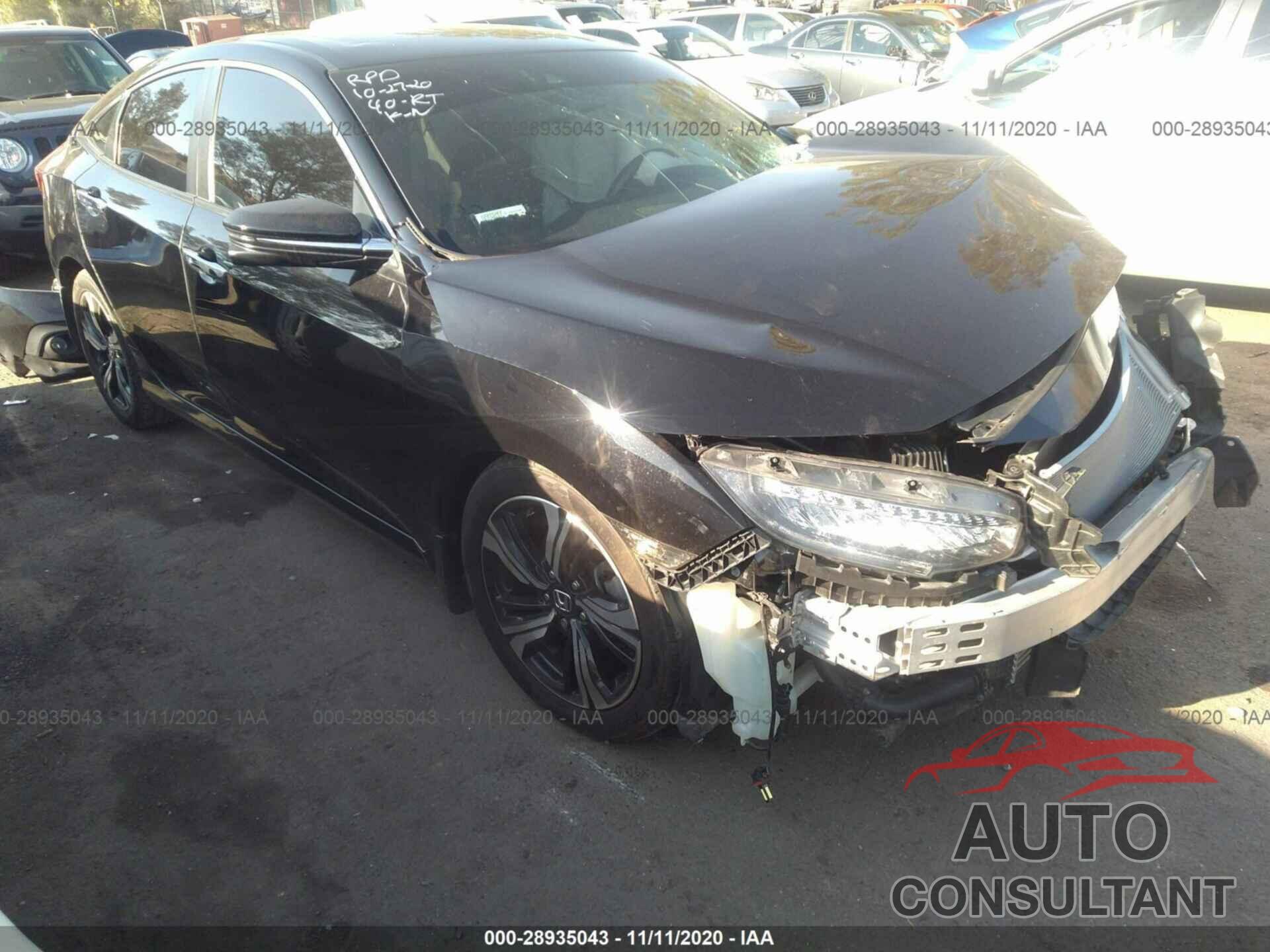 HONDA CIVIC SEDAN 2017 - 2HGFC1F9XHH658429