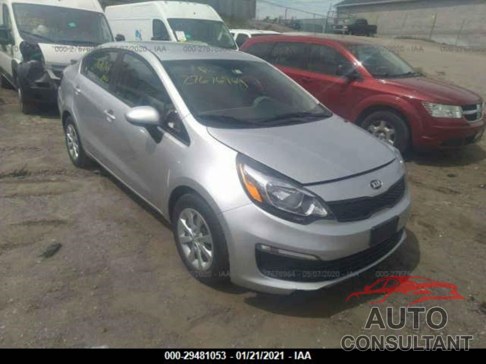 KIA RIO 2017 - KNADM4A3XH6055454