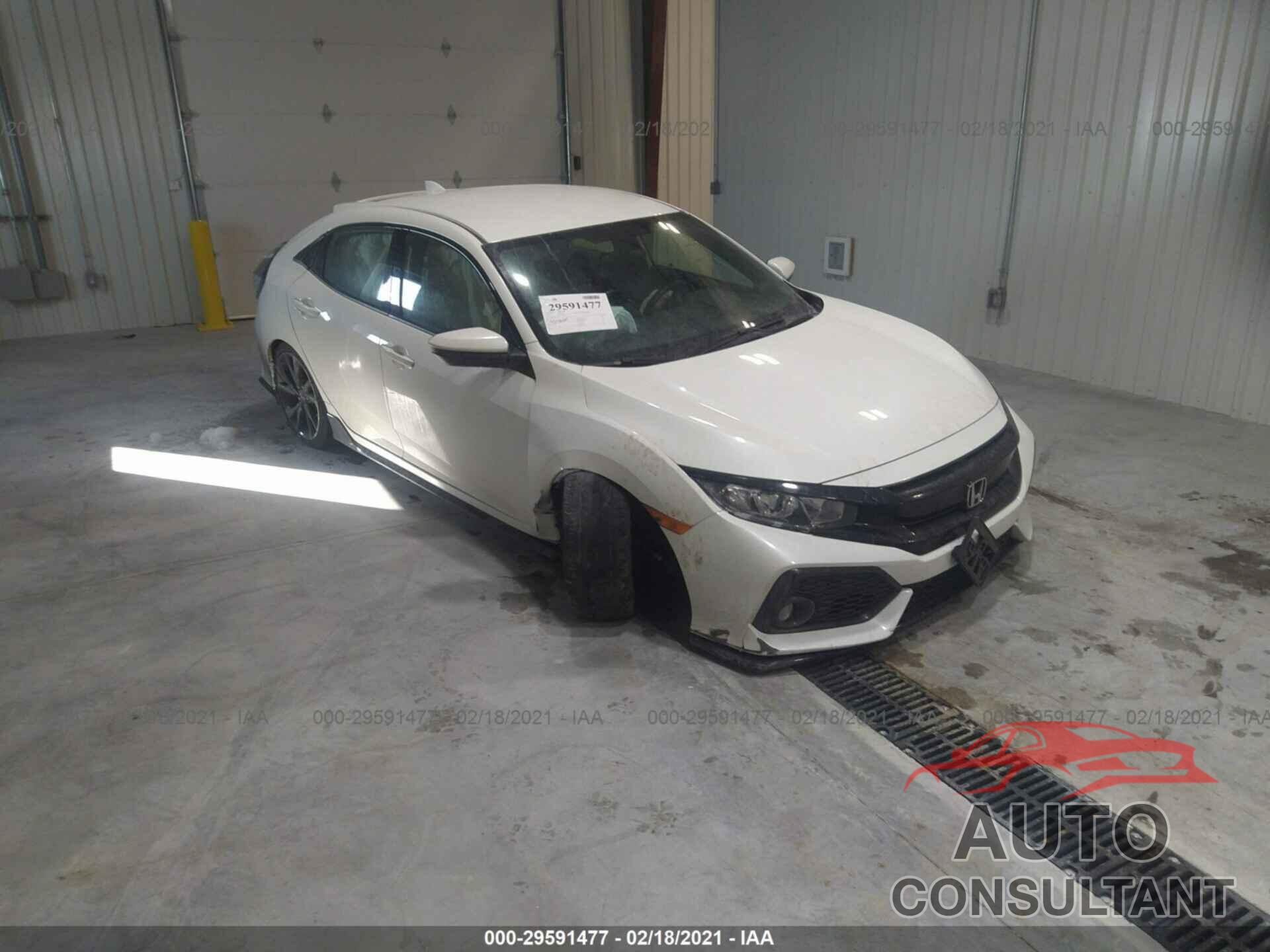 HONDA CIVIC HATCHBACK 2018 - SHHFK7H48JU201392