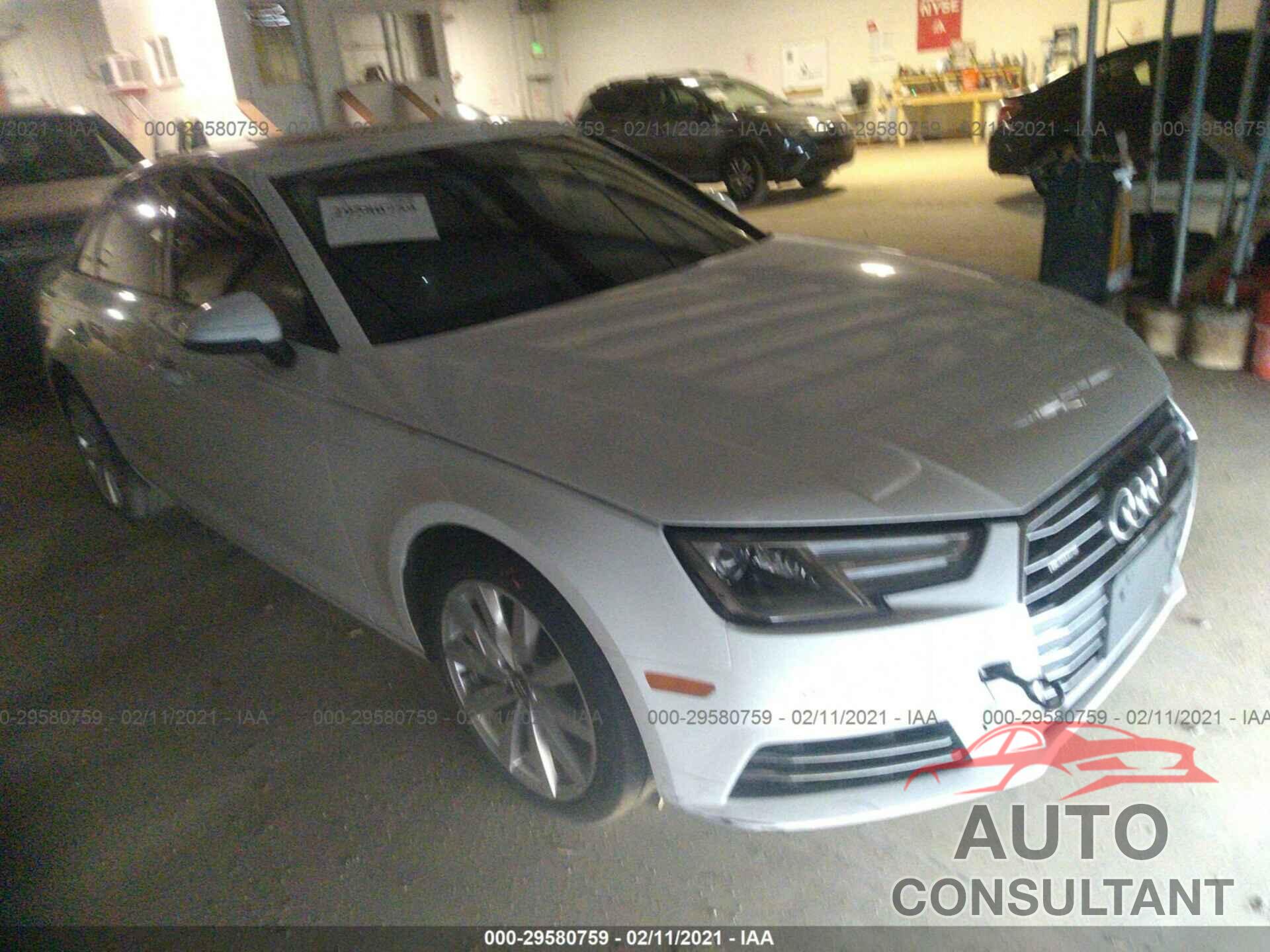 AUDI A4 2017 - WAUANAF40HN001442