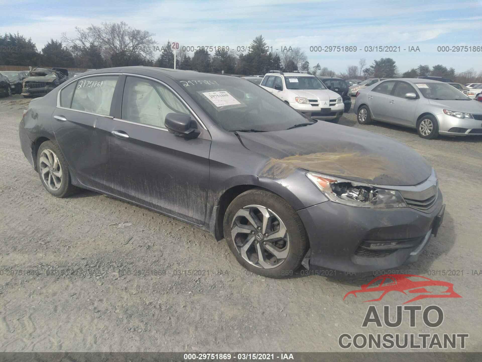 HONDA ACCORD SEDAN 2016 - 1HGCR2F84GA030104
