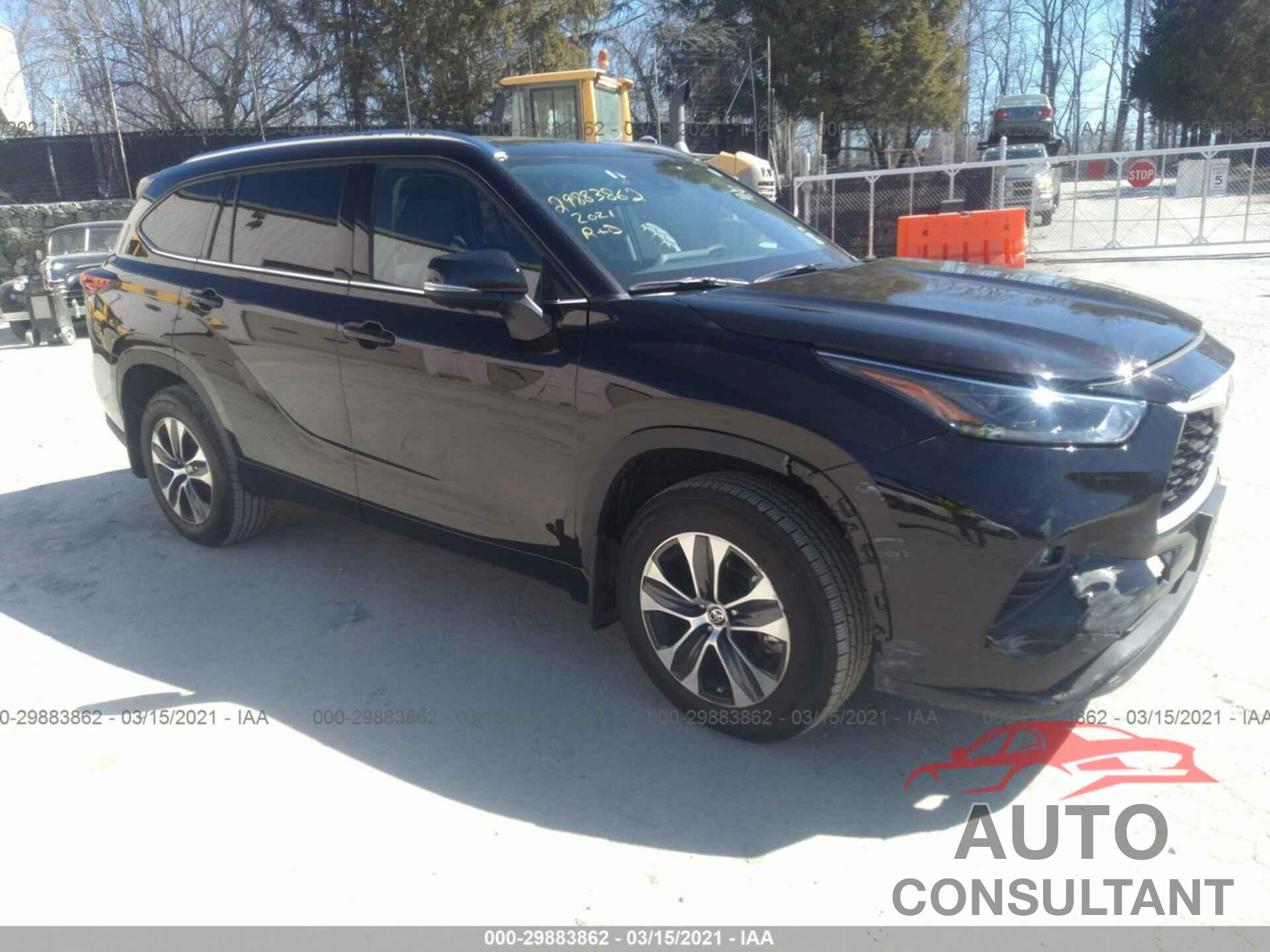 TOYOTA HIGHLANDER 2021 - 5TDGZRBH6MS066891