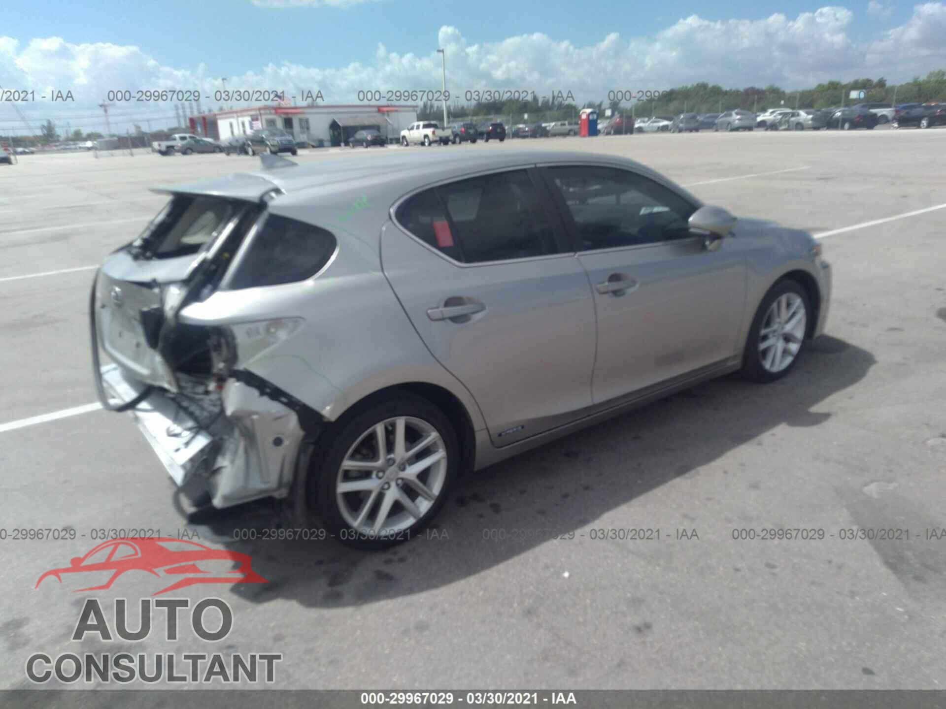 LEXUS CT 2017 - JTHKD5BH6H2299828