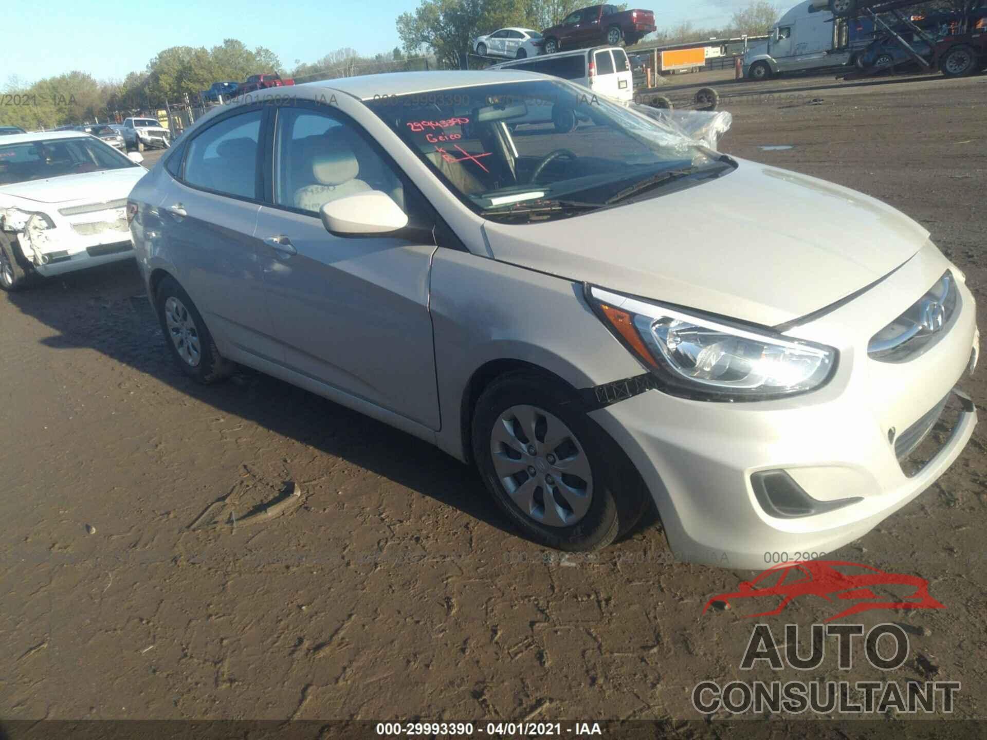HYUNDAI ACCENT 2016 - KMHCT4AE4GU112286