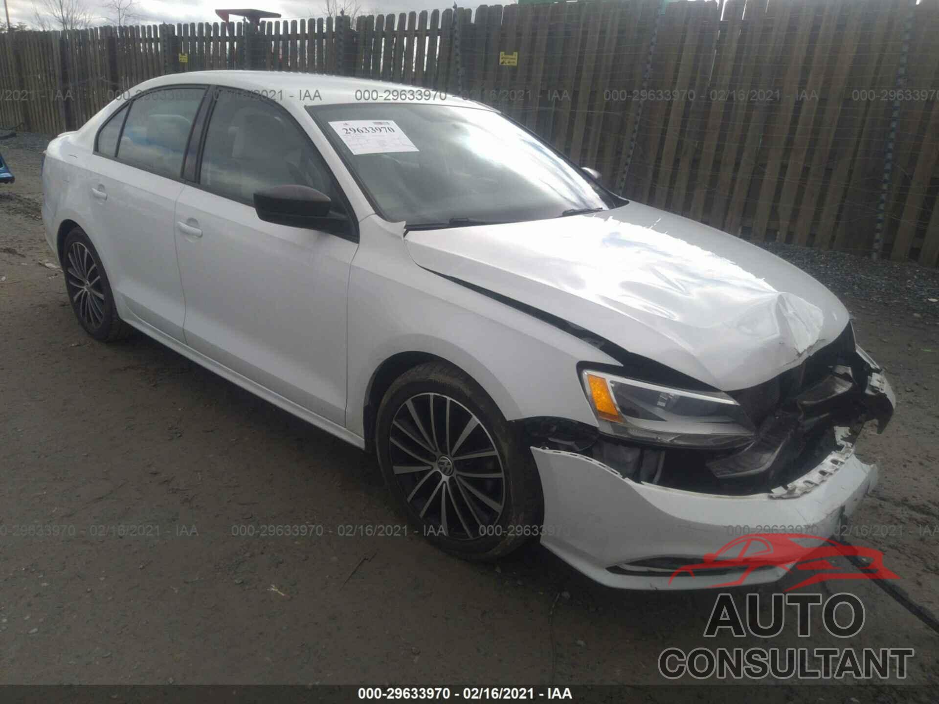 VOLKSWAGEN JETTA SEDAN 2016 - 3VWD17AJ8GM258284