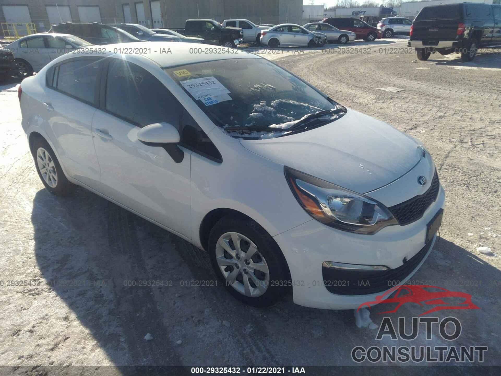 KIA RIO 2017 - KNADM4A36H6037226