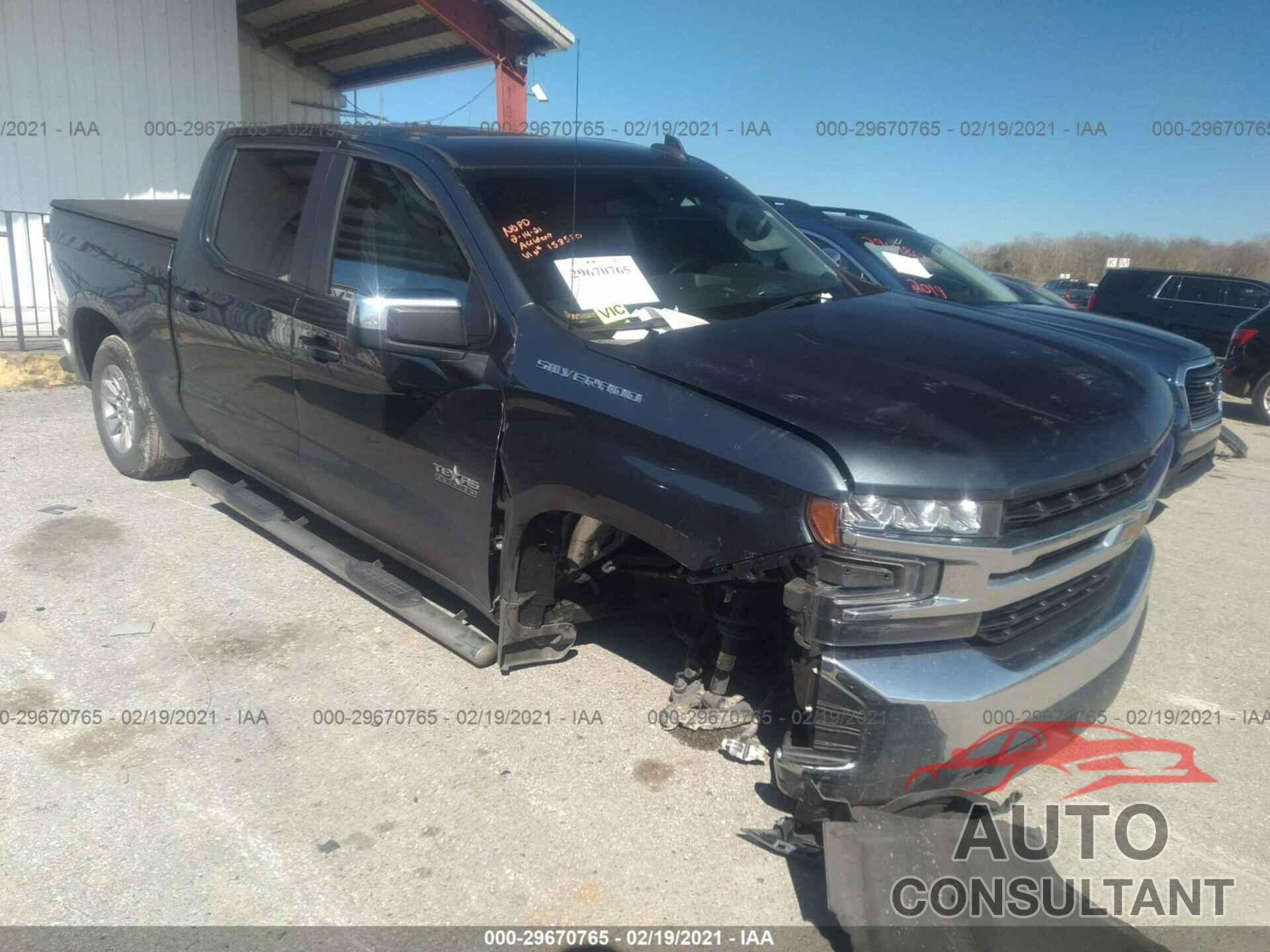 CHEVROLET SILVERADO 1500 2019 - 3GCPWCED5KG153580