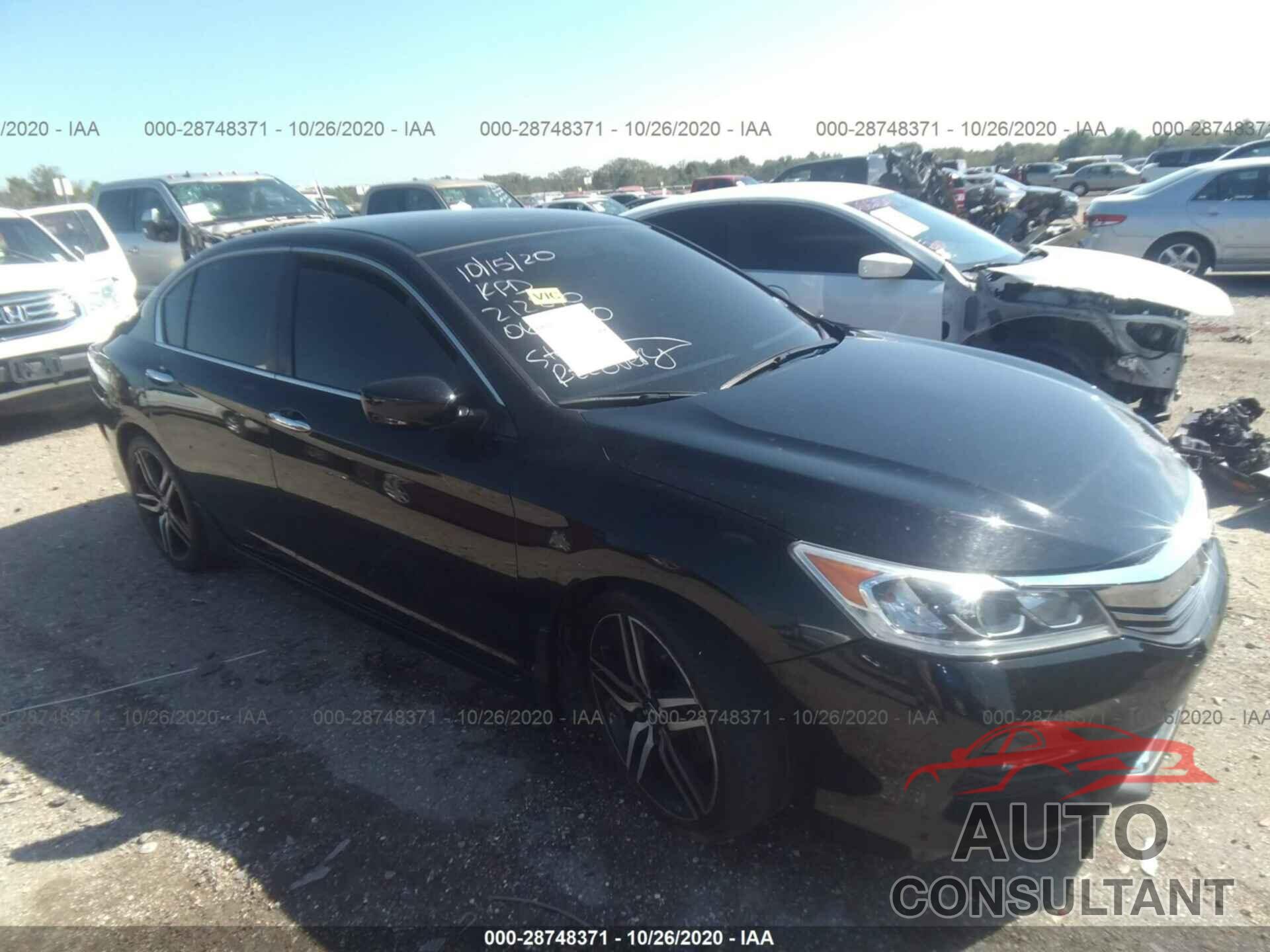 HONDA ACCORD SEDAN 2017 - 1HGCR2F1XHA066240