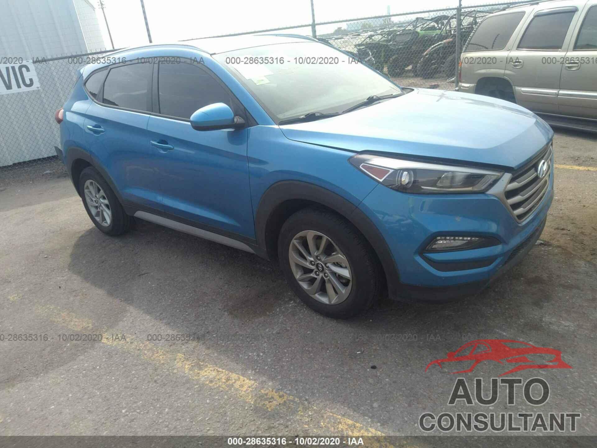 HYUNDAI TUCSON 2018 - KM8J3CA4XJU700306