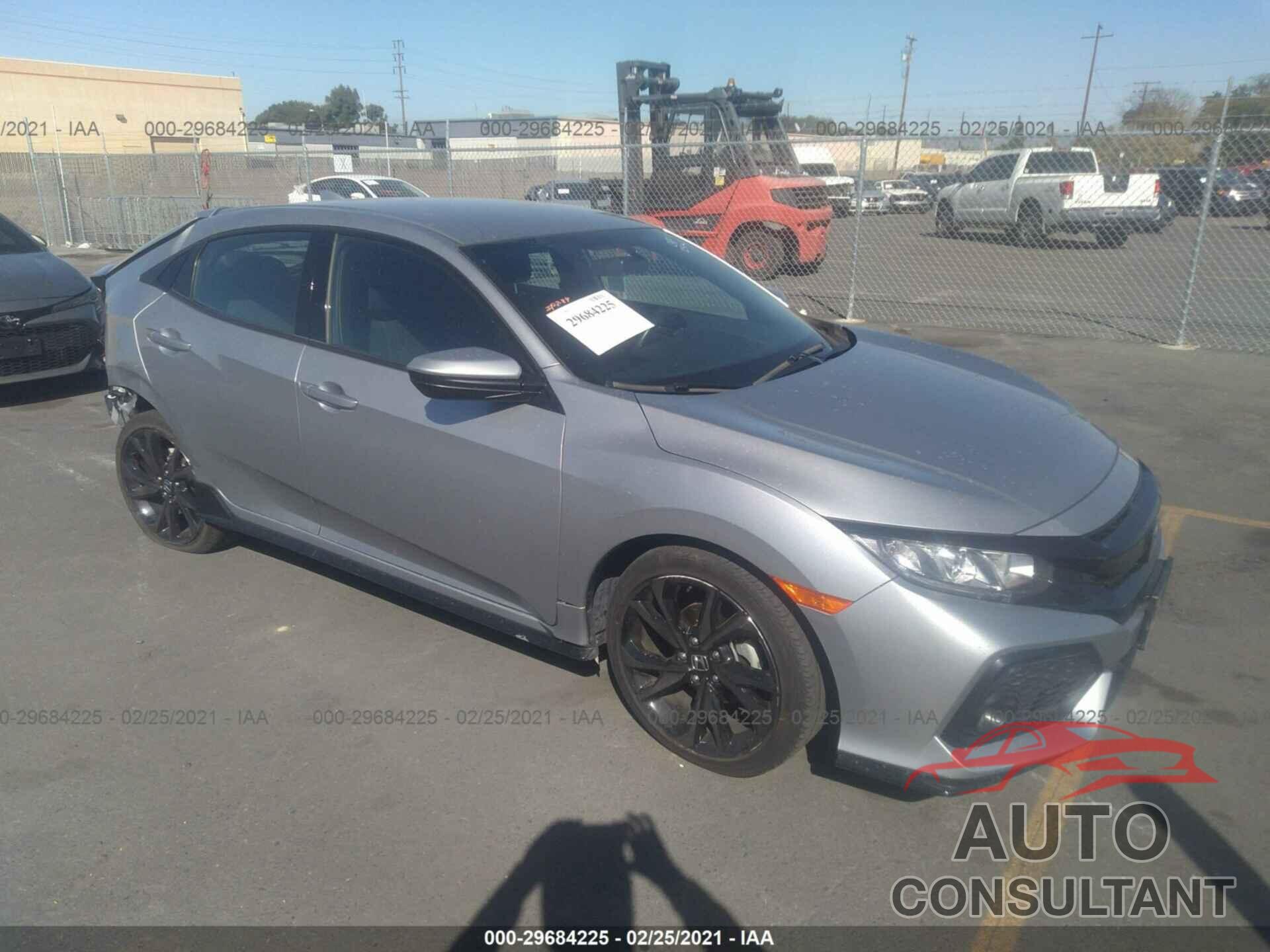 HONDA CIVIC HATCHBACK 2018 - SHHFK7H49JU432365