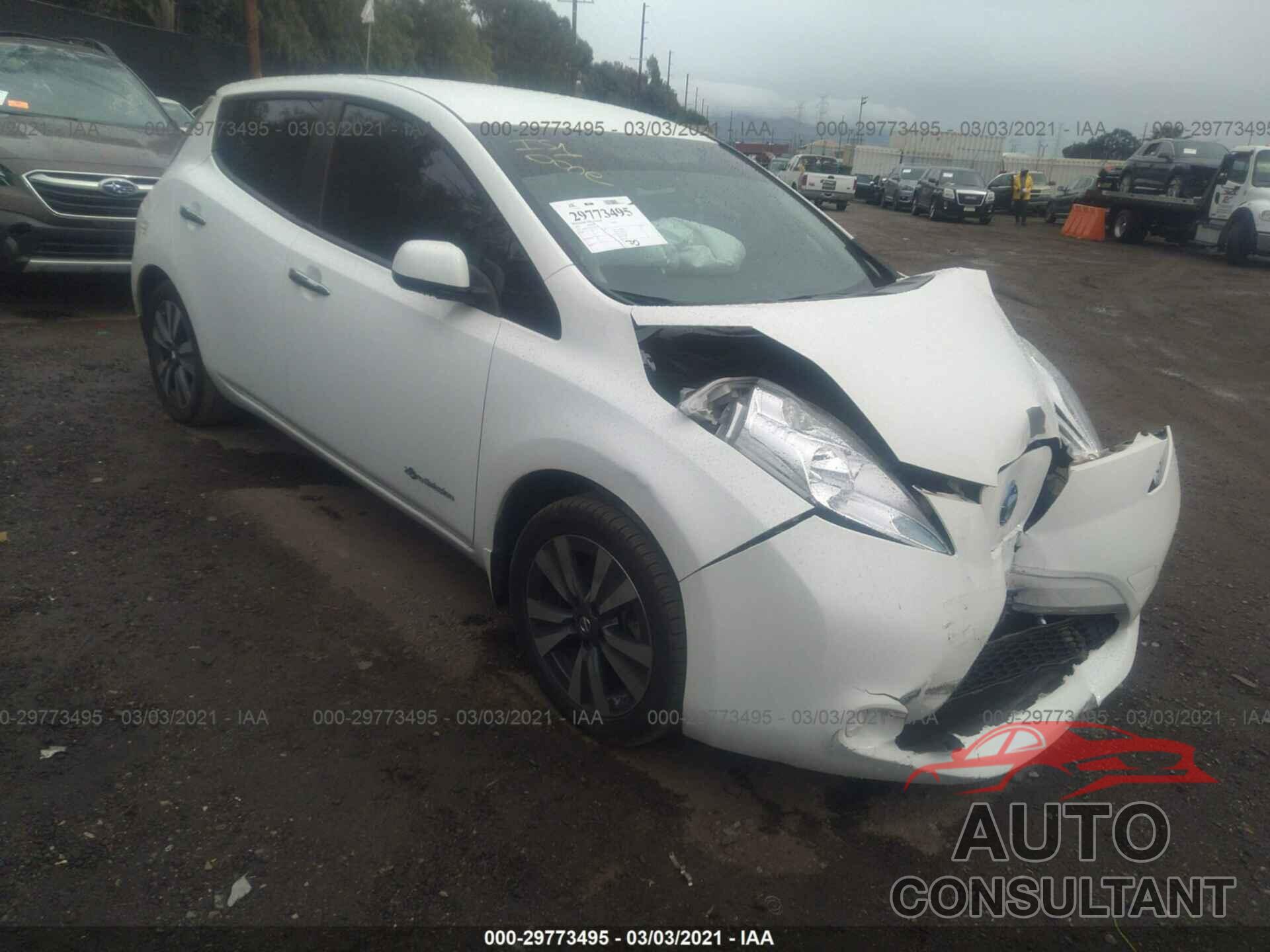 NISSAN LEAF 2016 - 1N4BZ0CP8GC309432