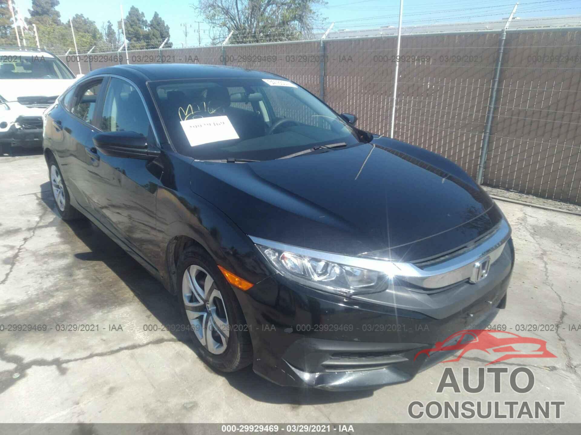 HONDA CIVIC SEDAN 2016 - 19XFC2F5XGE244580