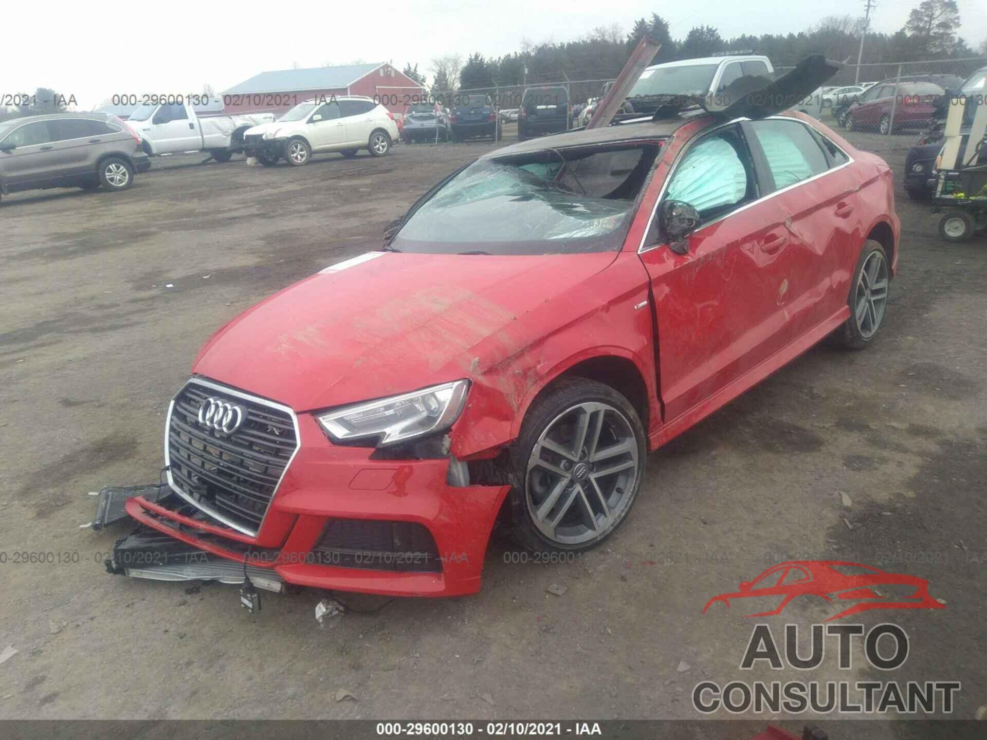 AUDI A3 SEDAN 2017 - WAUJ8GFF9H1051596