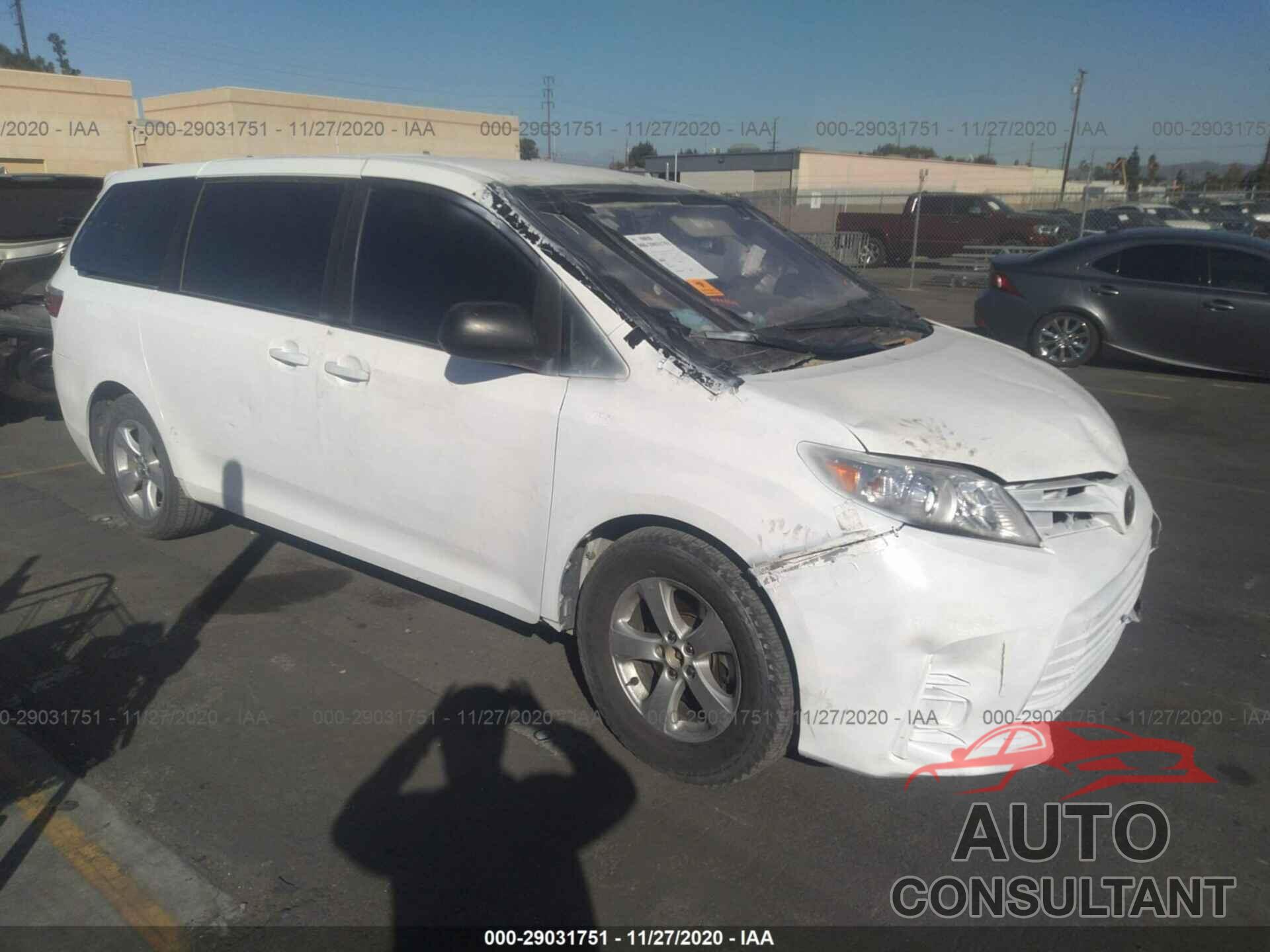 TOYOTA SIENNA 2020 - 5TDZZ3DC8LS025426